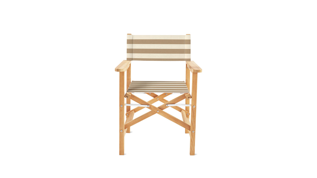 Take Five Outdoor Armchair, Tan Stripe