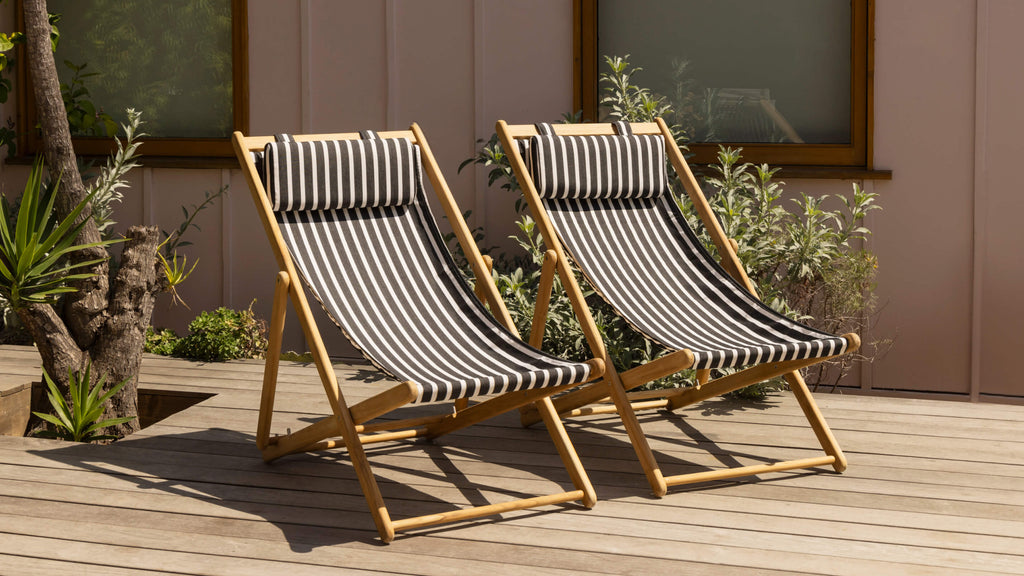 Settle In Outdoor Patio Chair, Large, Black Sand