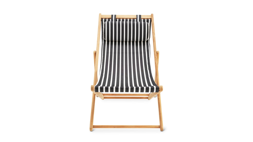 Settle In Outdoor Patio Chair, Large, Black Sand