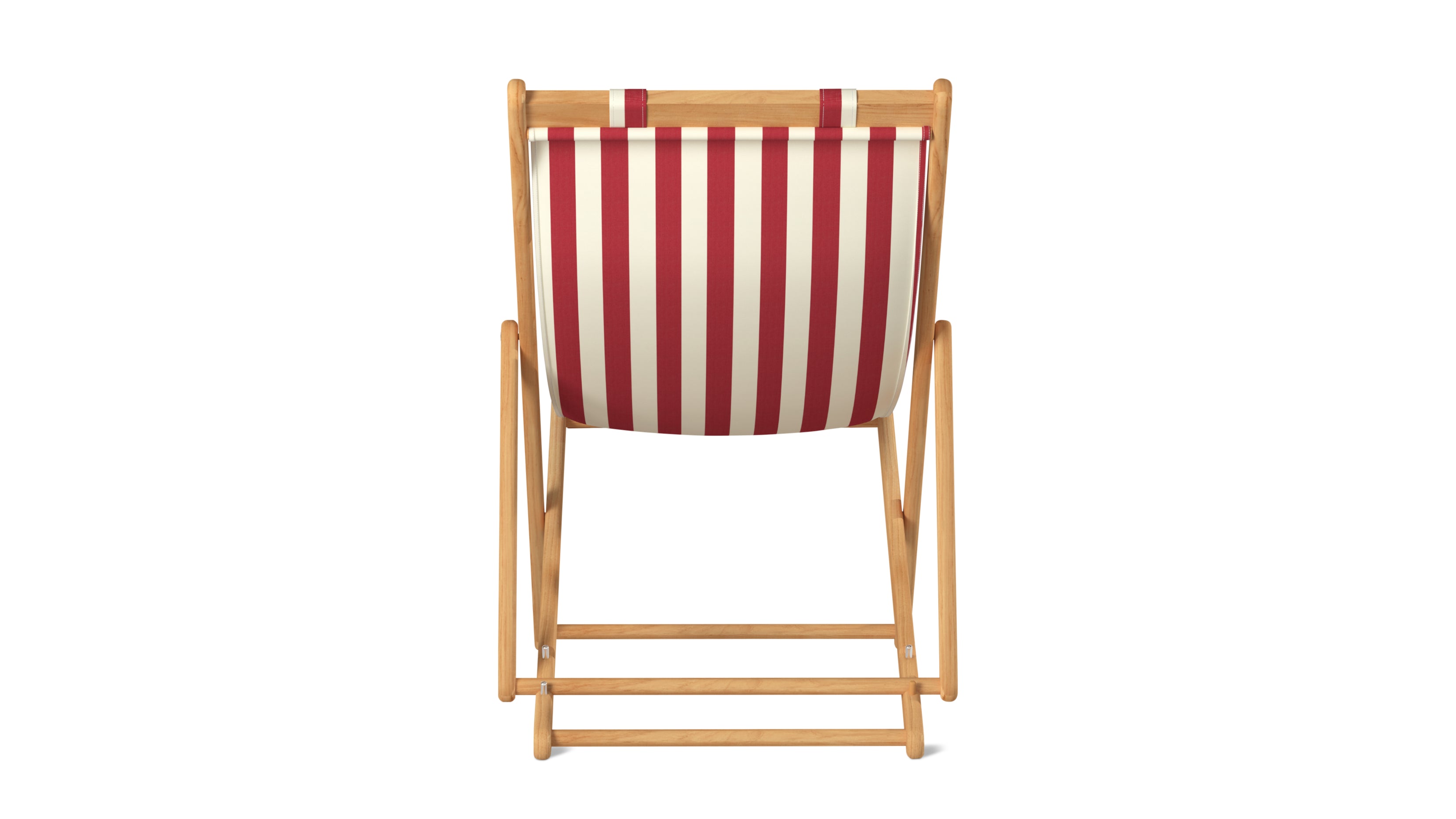 Settle In Outdoor Patio Chair, Large, Scarlet Stripe