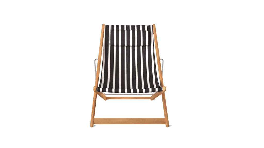 Settle In Outdoor Patio Chair, Small, Black Sand