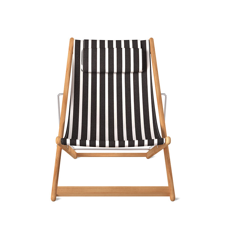 Settle In Outdoor Patio Chair, Small, Black Sand