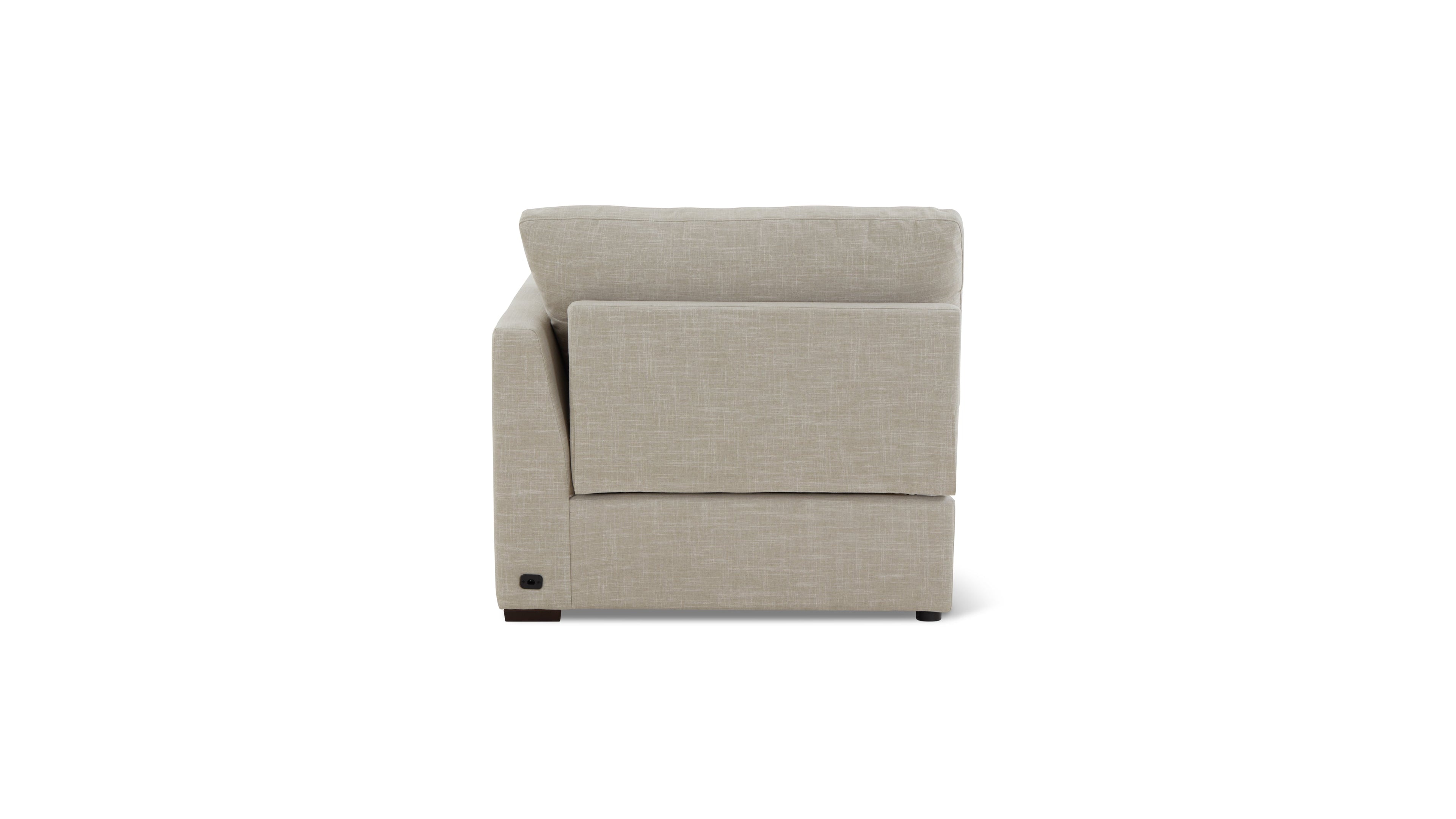 Lift Off Power Recliner Right Arm, Light Pebble