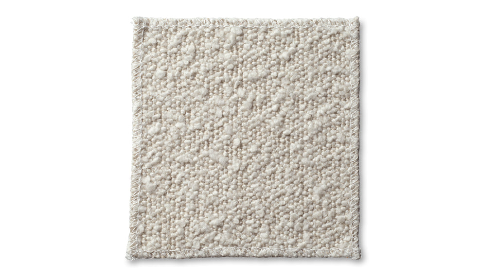 Dream Bed With Storage, Full, Cream Boucle