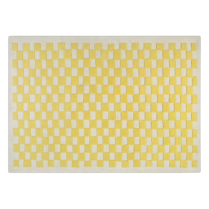Checkers Rug x Scott Sueme, 5x7, Sunshine