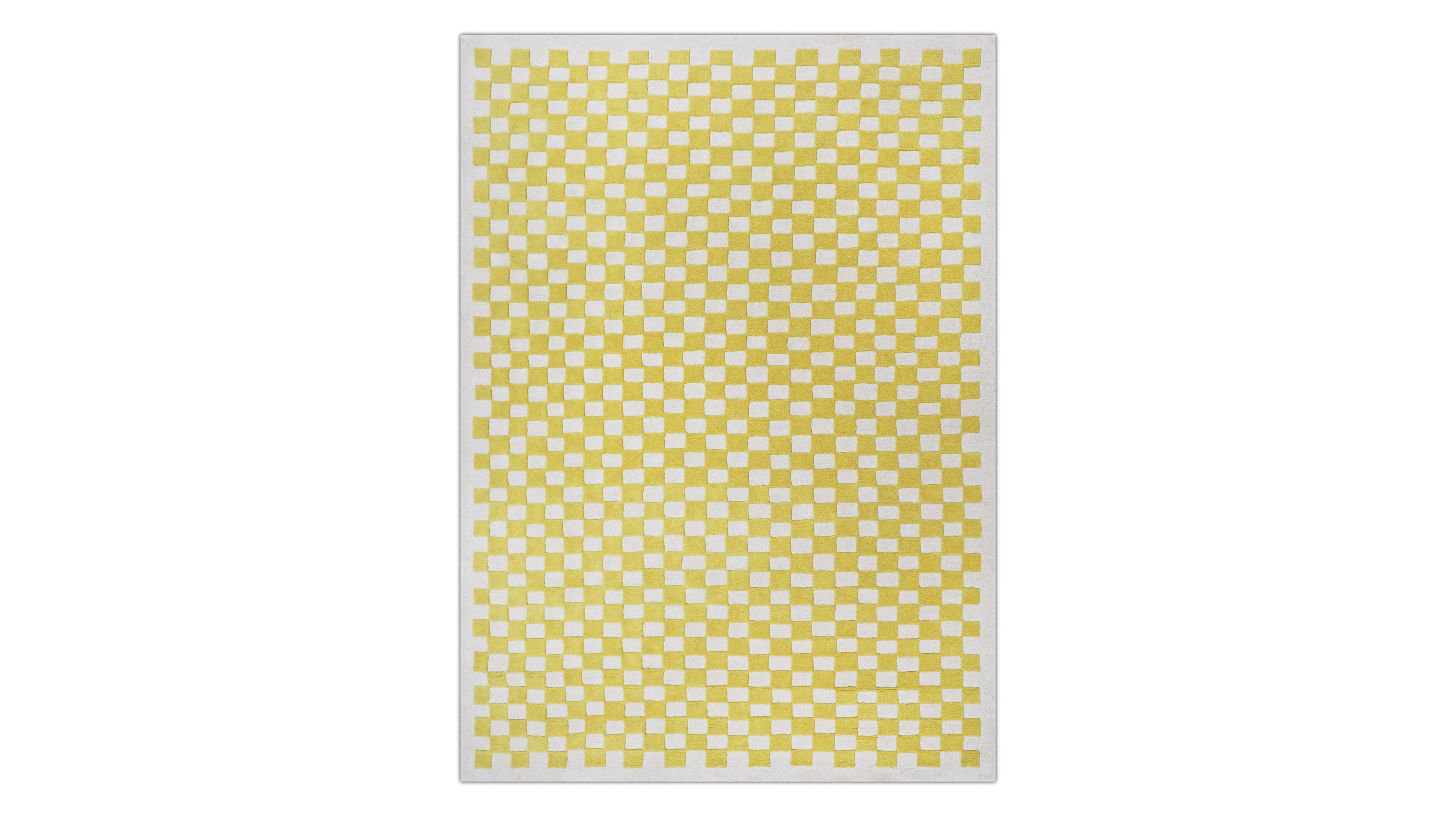 Checkers Rug x Scott Sueme, 8x10, Sunshine