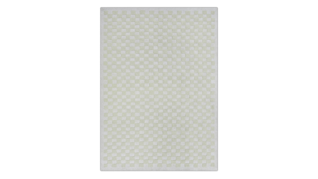 Checkers Rug x Scott Sueme, 8x10, Aloe