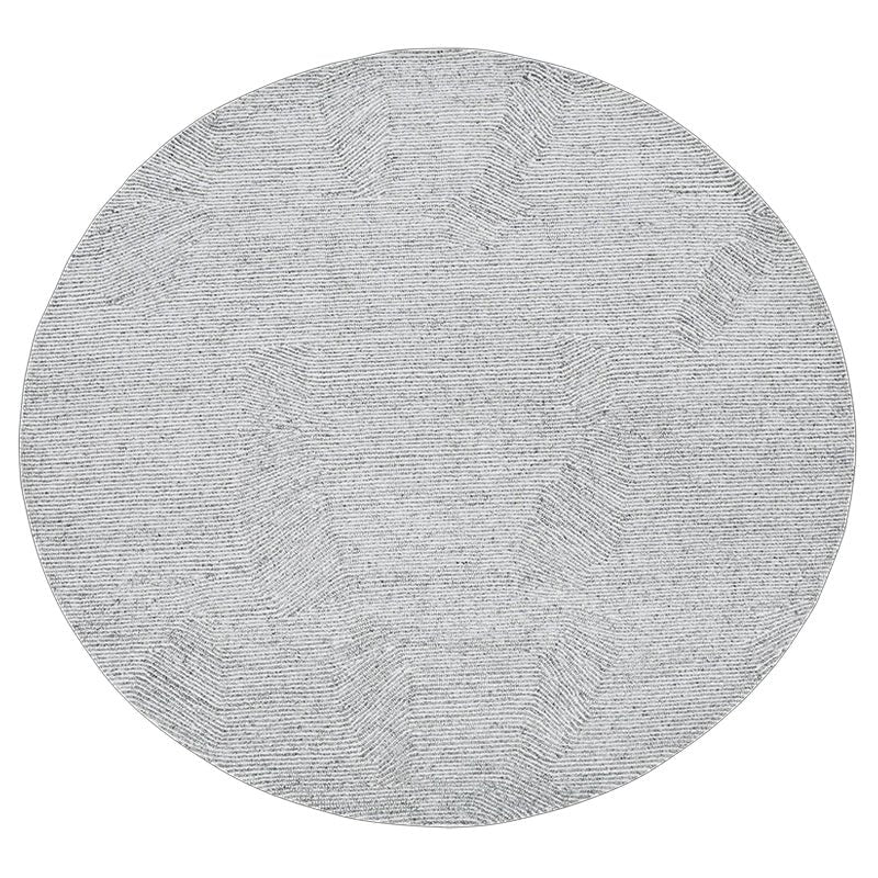 Rocky Road Rug Round, 7x7, Frost