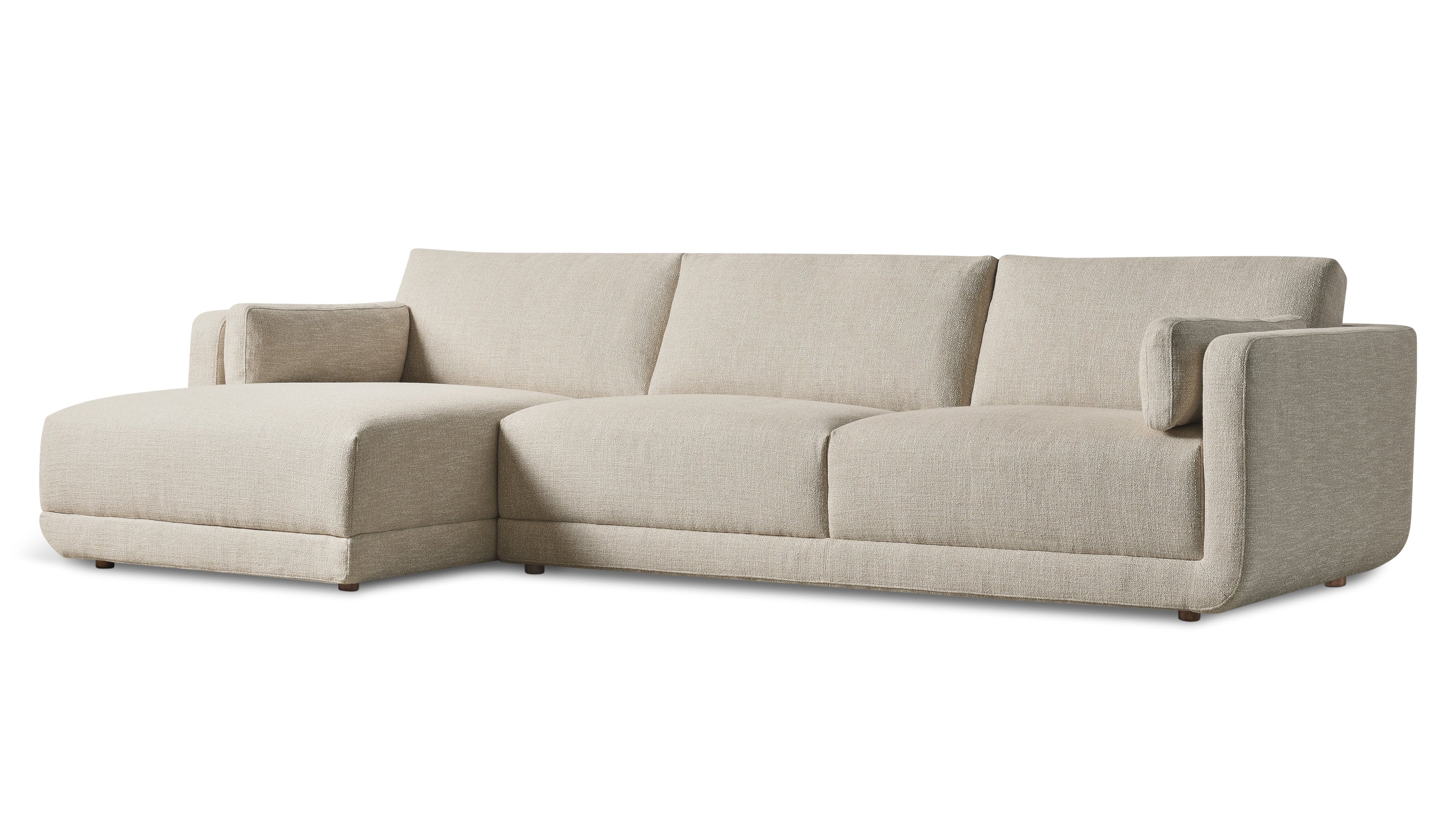 Come Around Sectional, Left, Flax