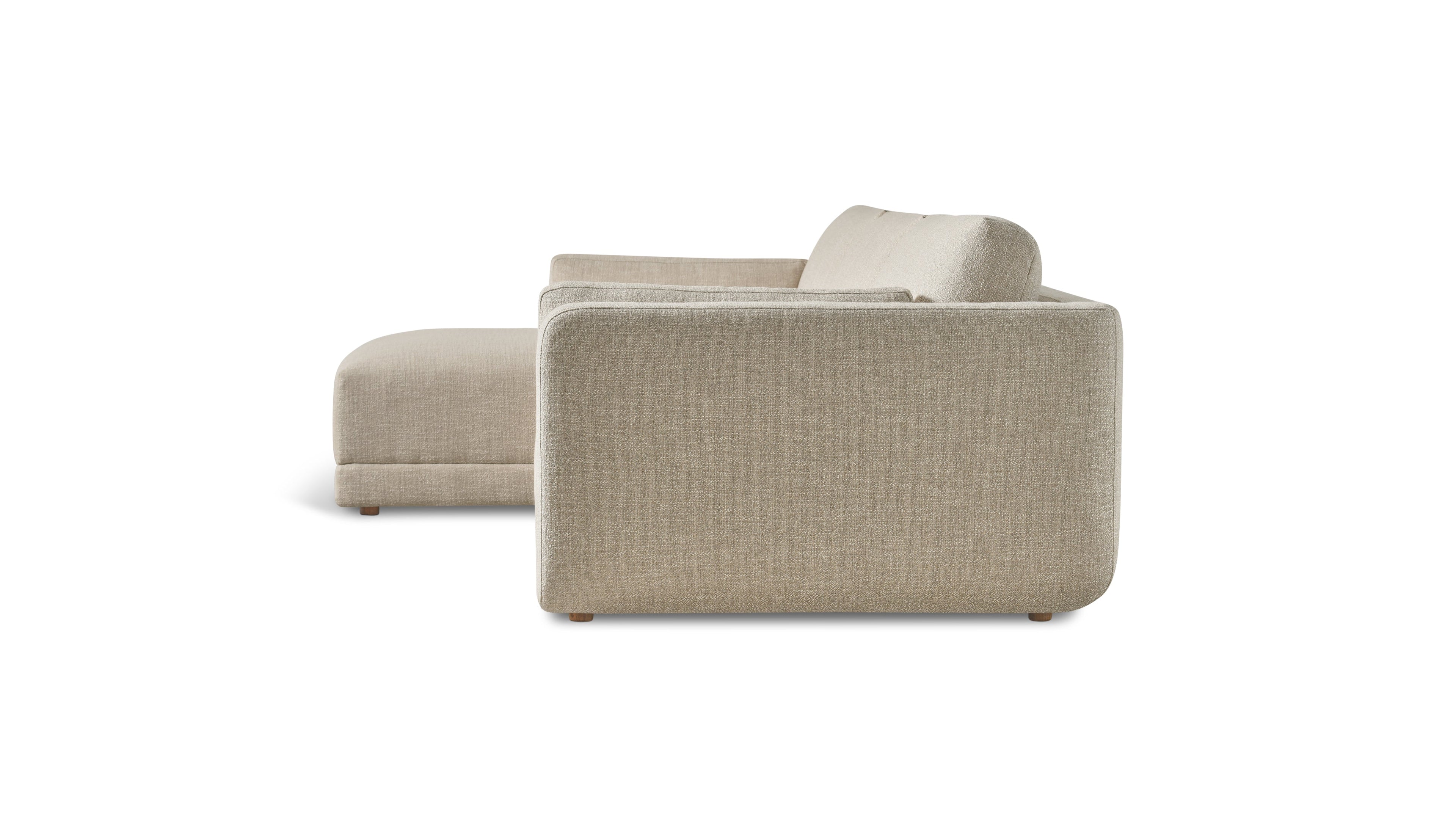 Come Around Sectional, Left, Flax