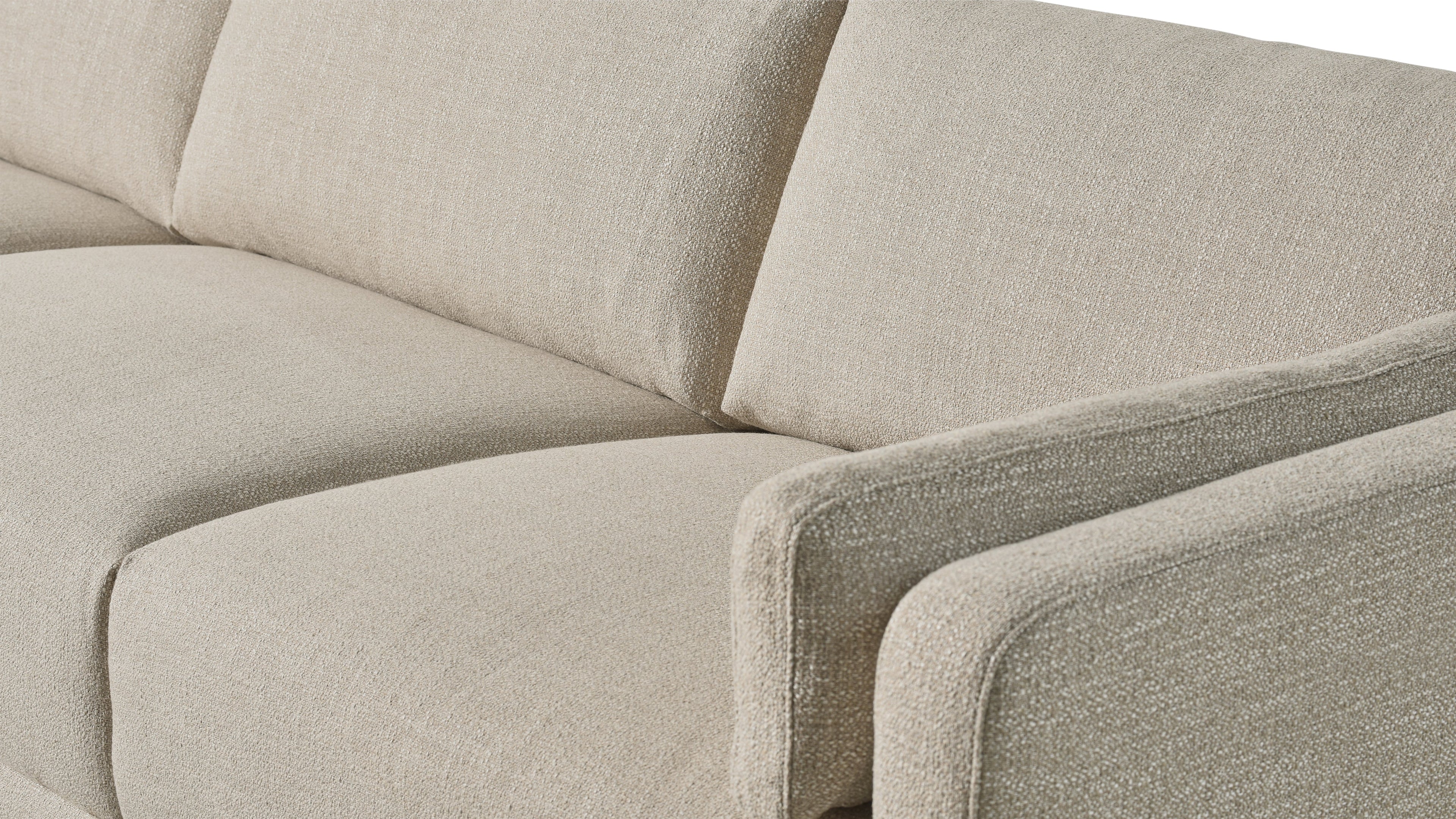 Come Around Sectional, Left, Flax