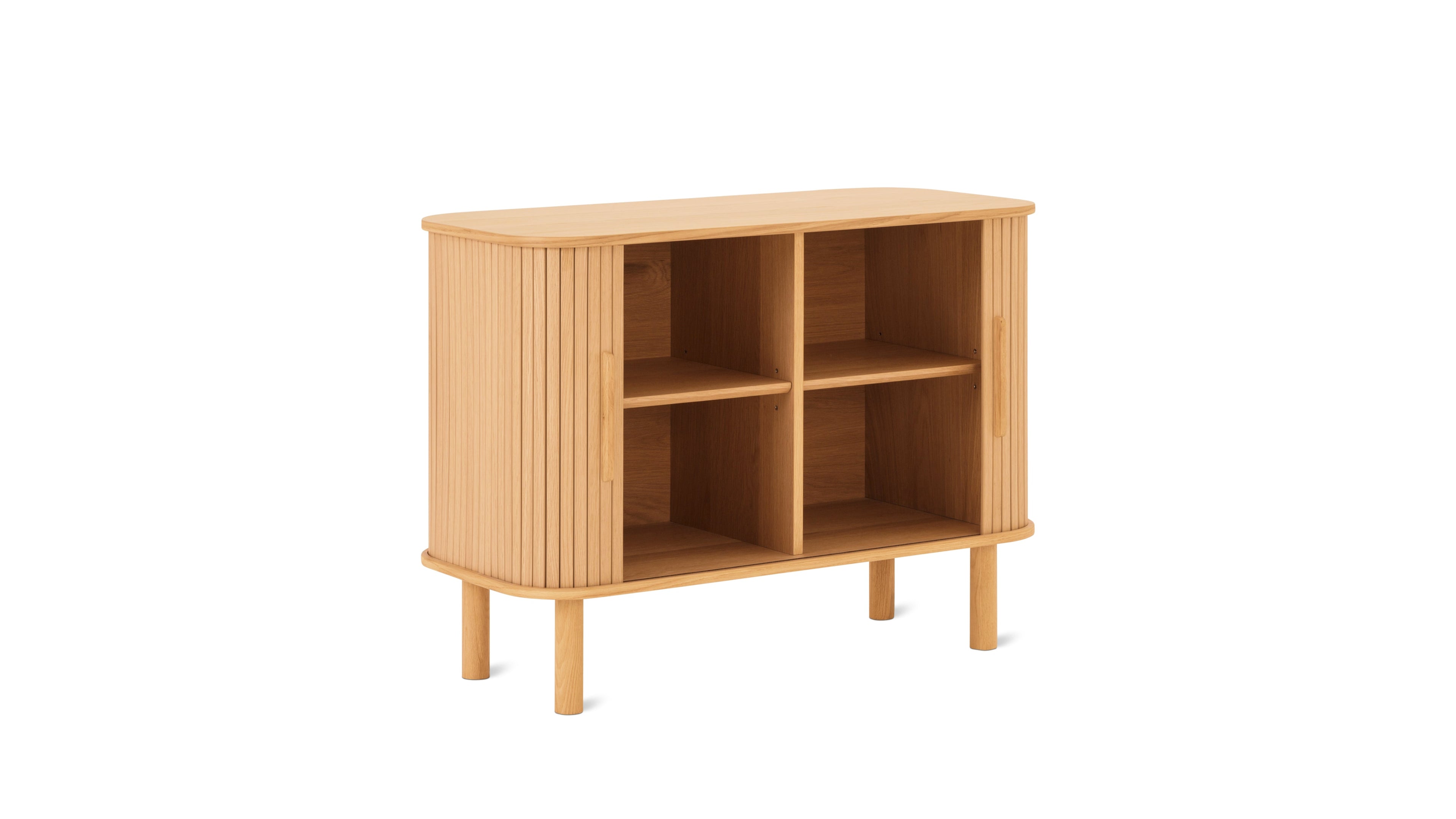 Easy Edge Sideboard All Wood, Small, White Oak