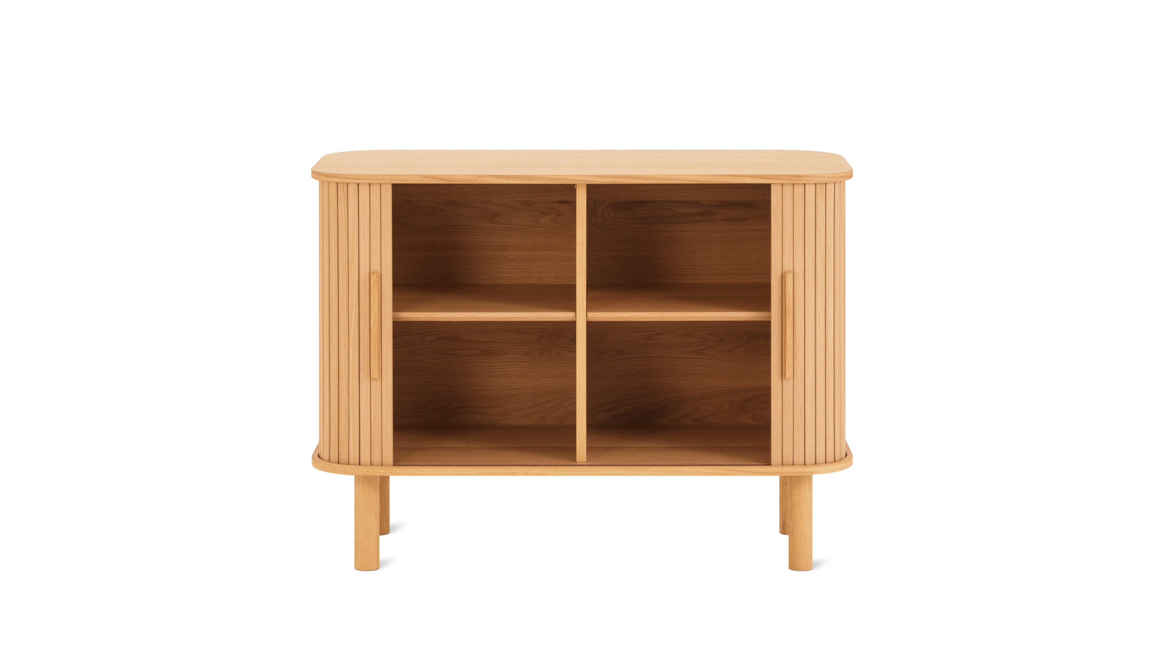 Easy Edge Sideboard All Wood, Small, White Oak