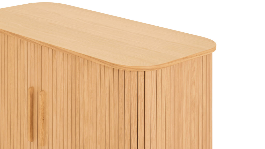 Easy Edge Sideboard All Wood, Small, White Oak