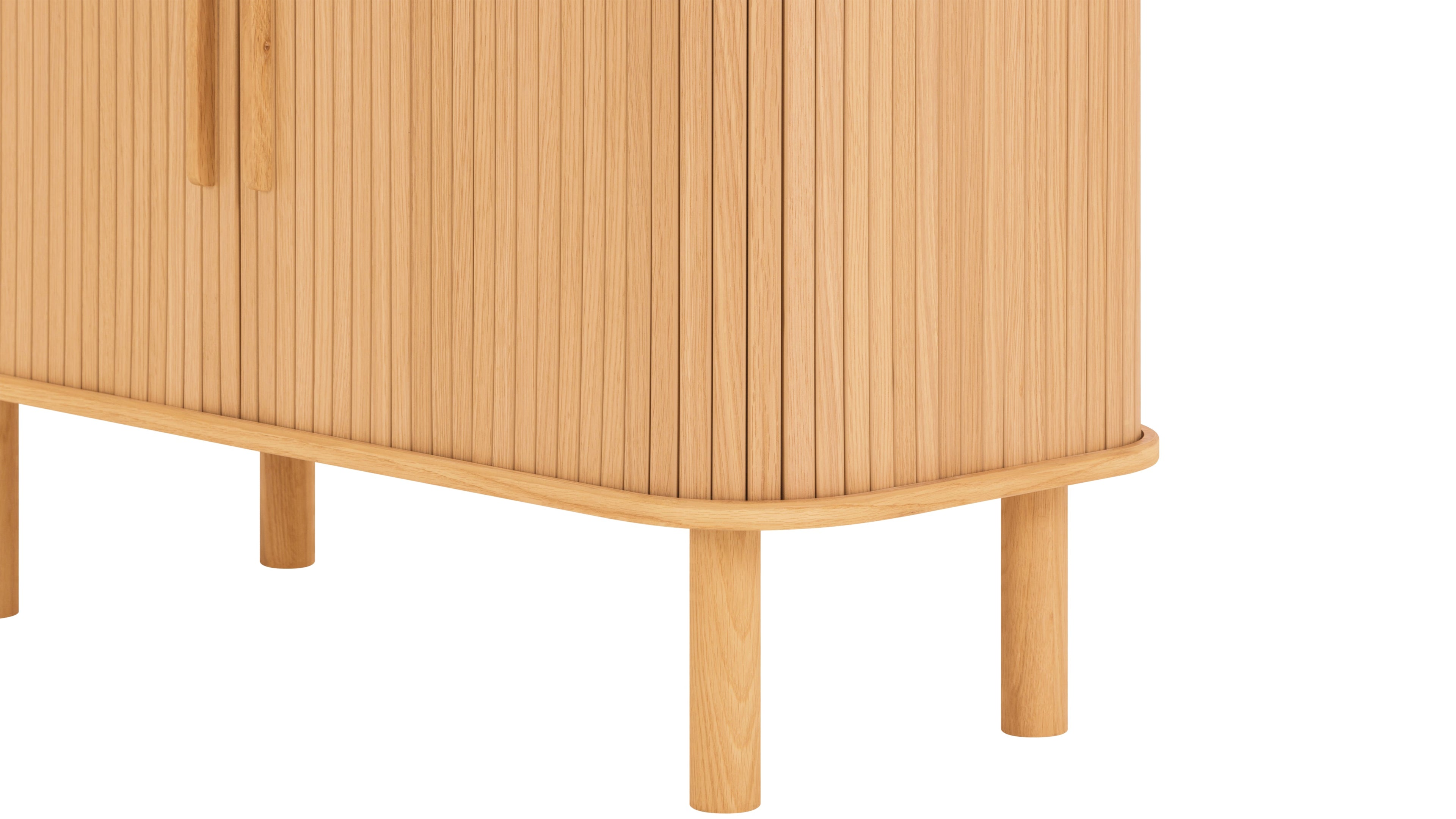 Easy Edge Sideboard All Wood, Small, White Oak