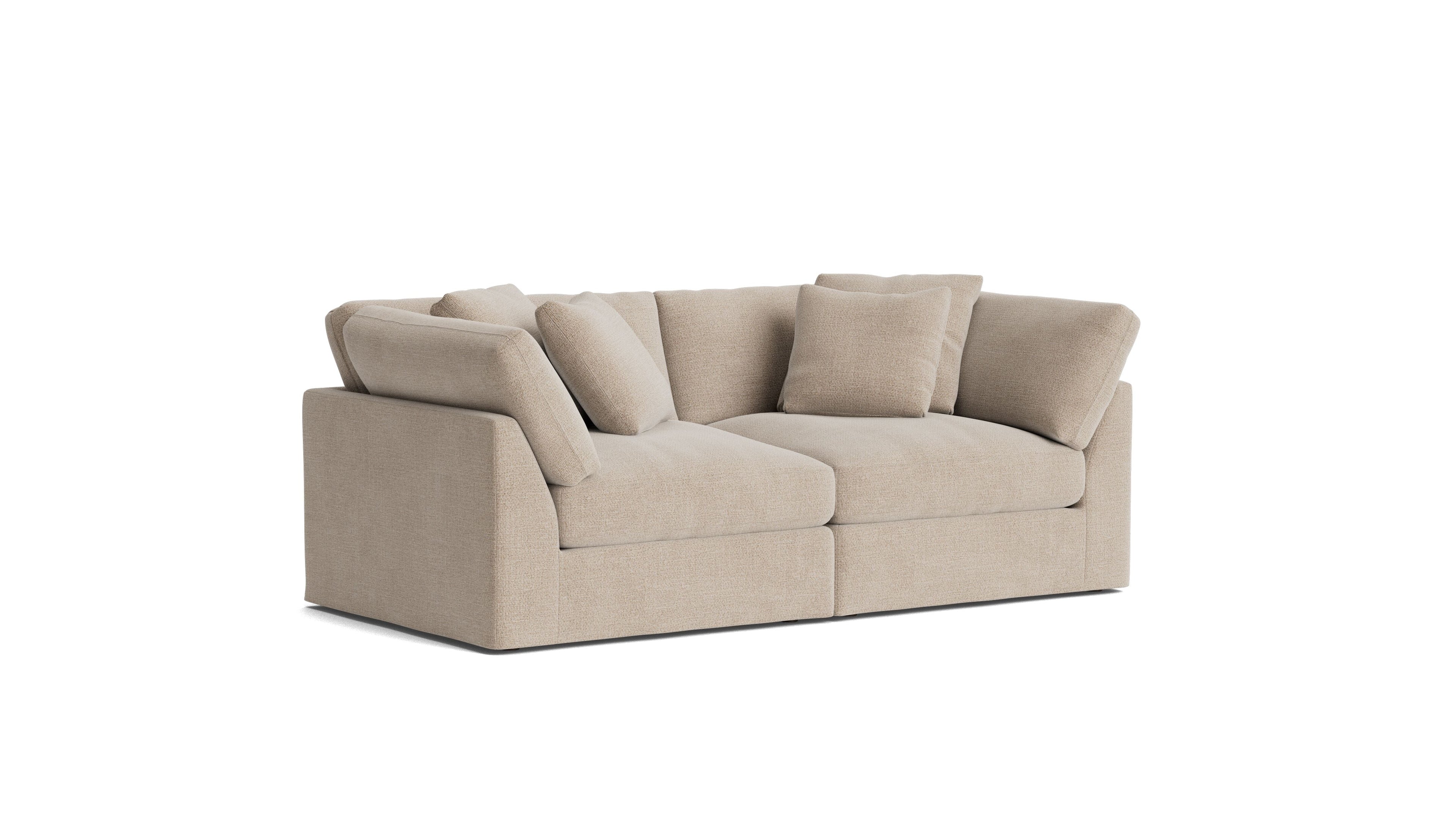 Get Together™ 2-Piece Modular Sofa, Large, Champagne