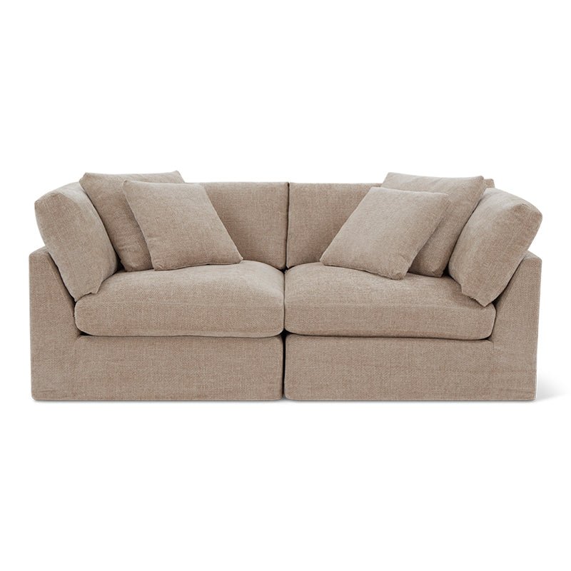 Get Together™ 2-Piece Modular Sofa, Large, Champagne