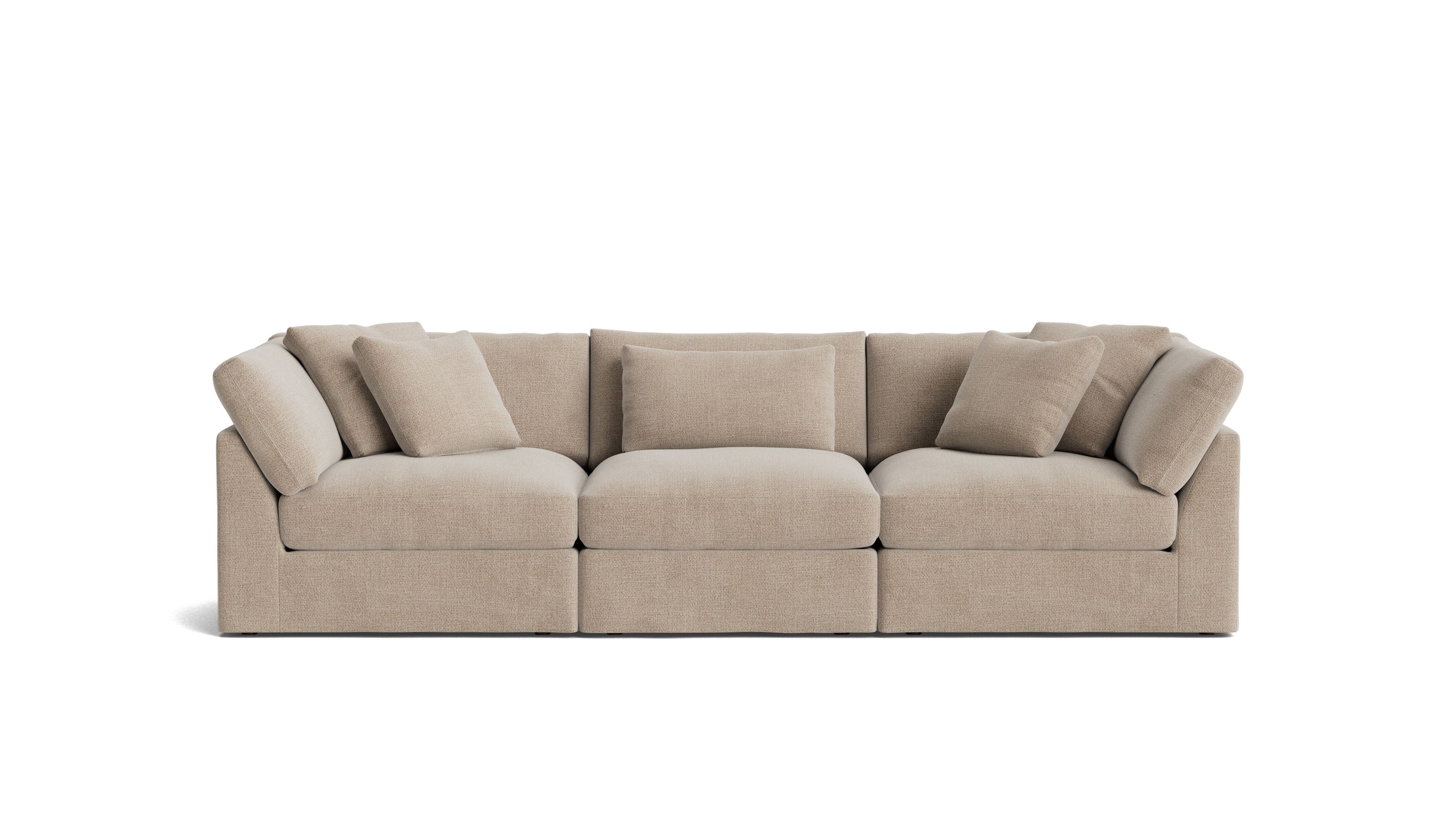 Get Together™ 3-Piece Modular Sofa, Large, Champagne