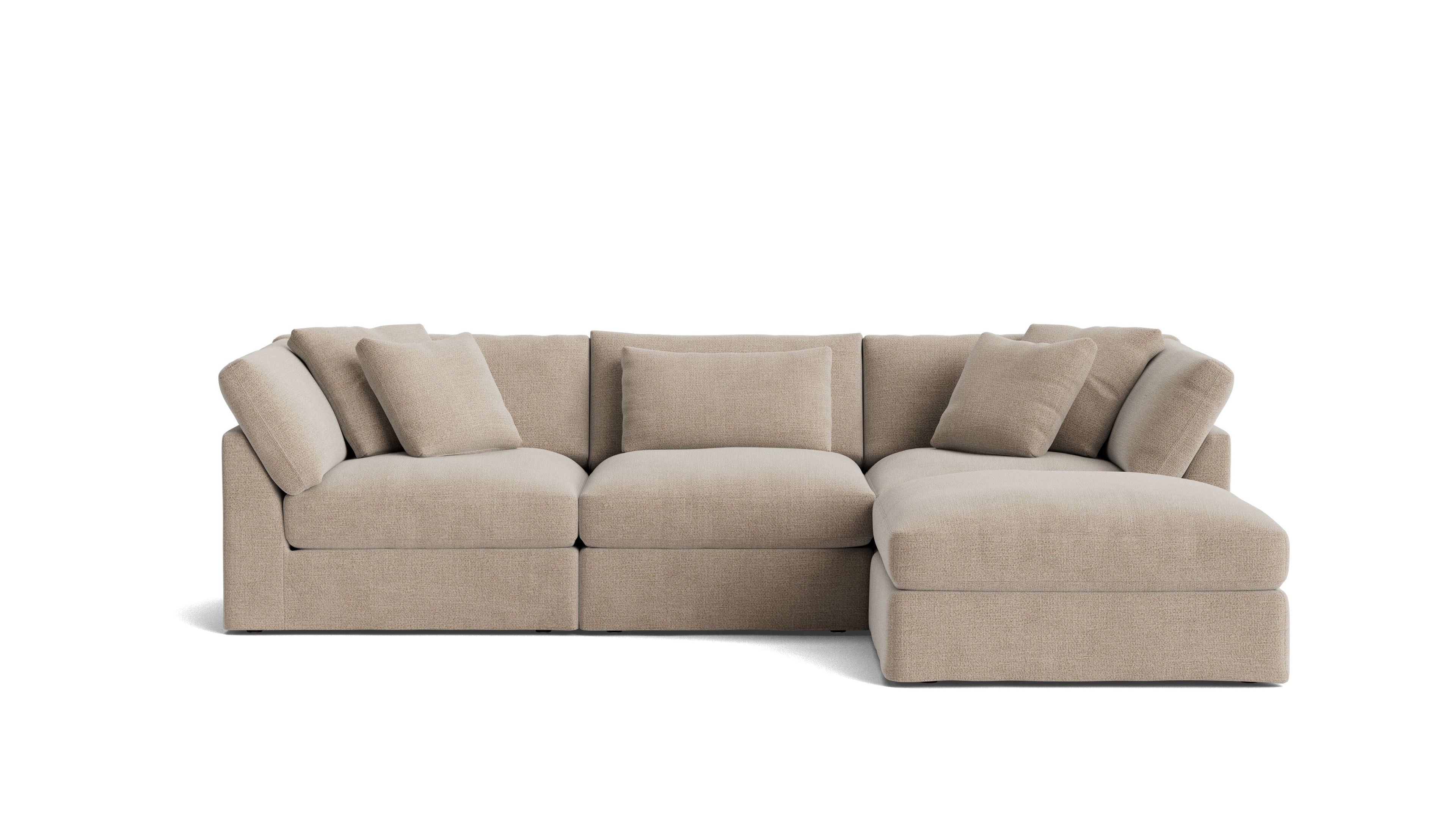 Get Together™ 4-Piece Modular Sectional, Large, Champagne