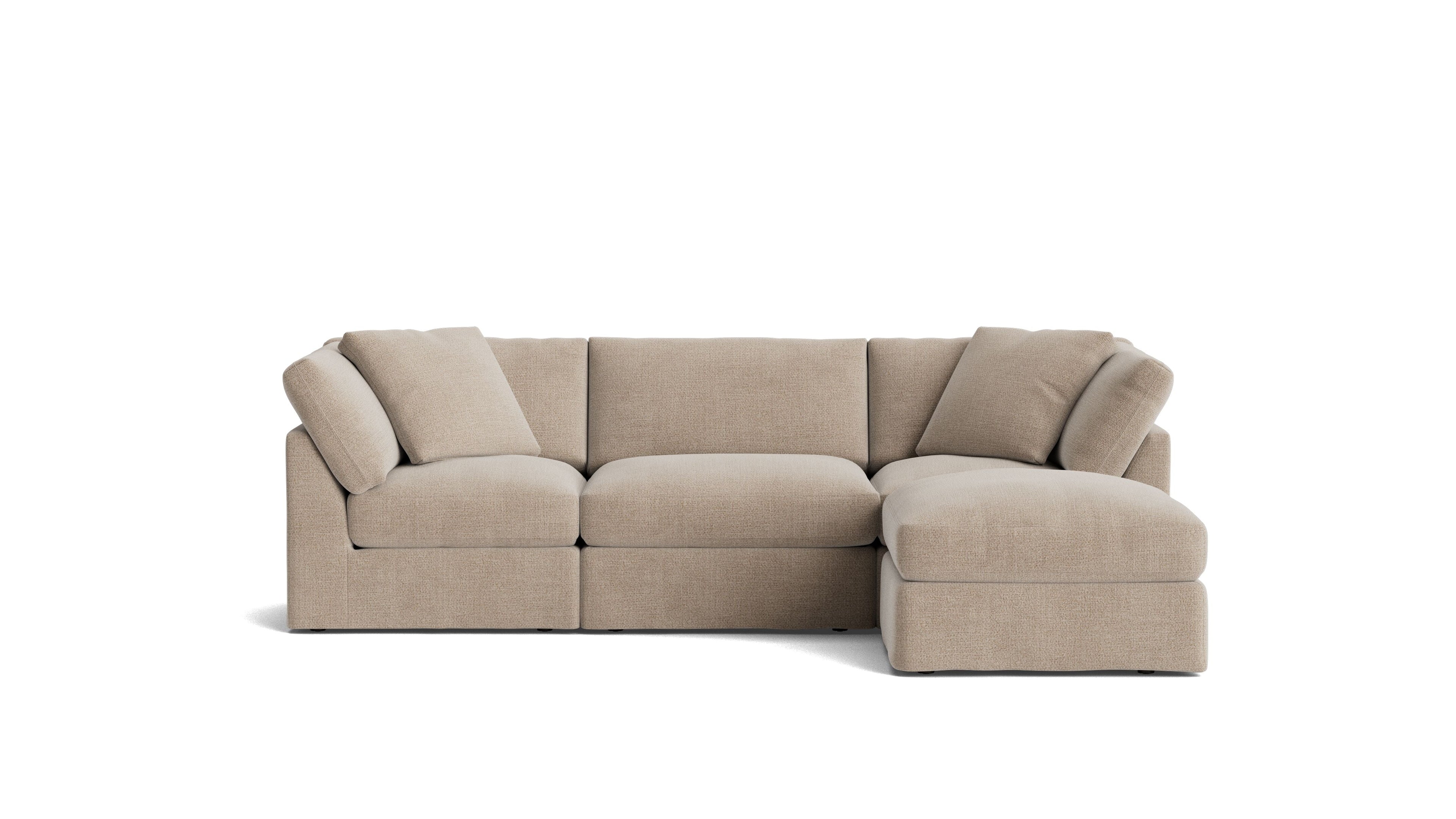 Get Together™ 4-Piece Modular Sectional, Standard, Champagne