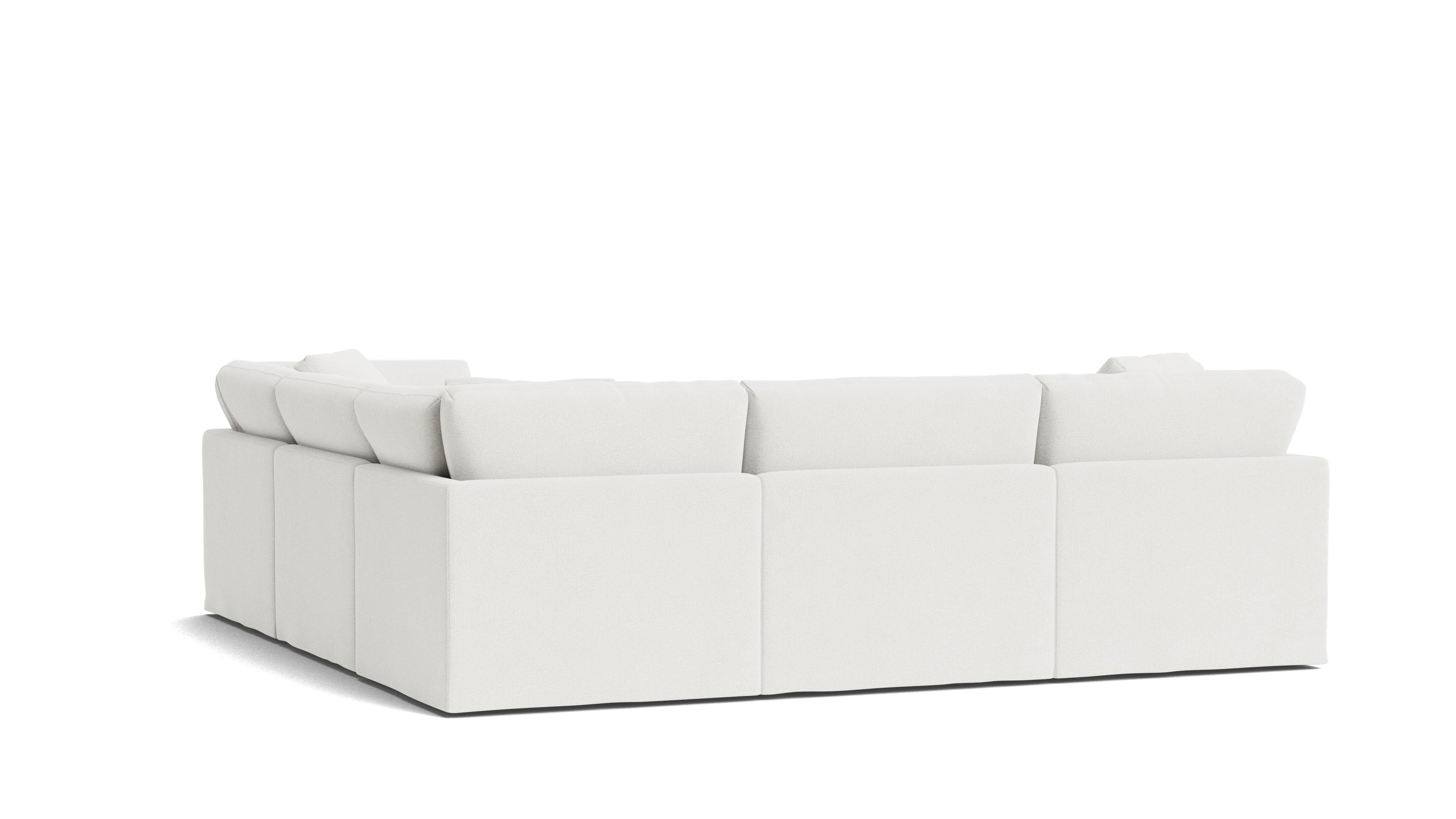 Get Together™ 5-Piece Modular Sectional Closed, Standard, Sea Salt
