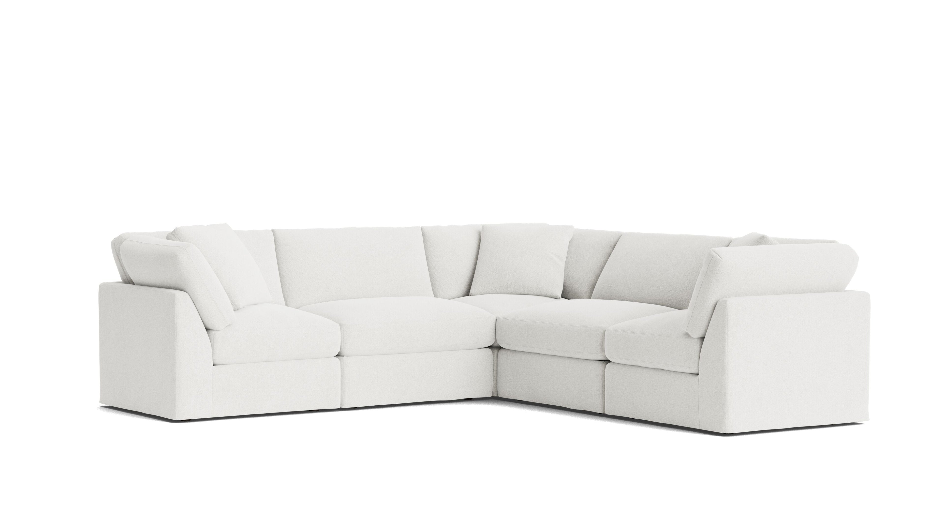 Get Together™ 5-Piece Modular Sectional Closed, Standard, Sea Salt