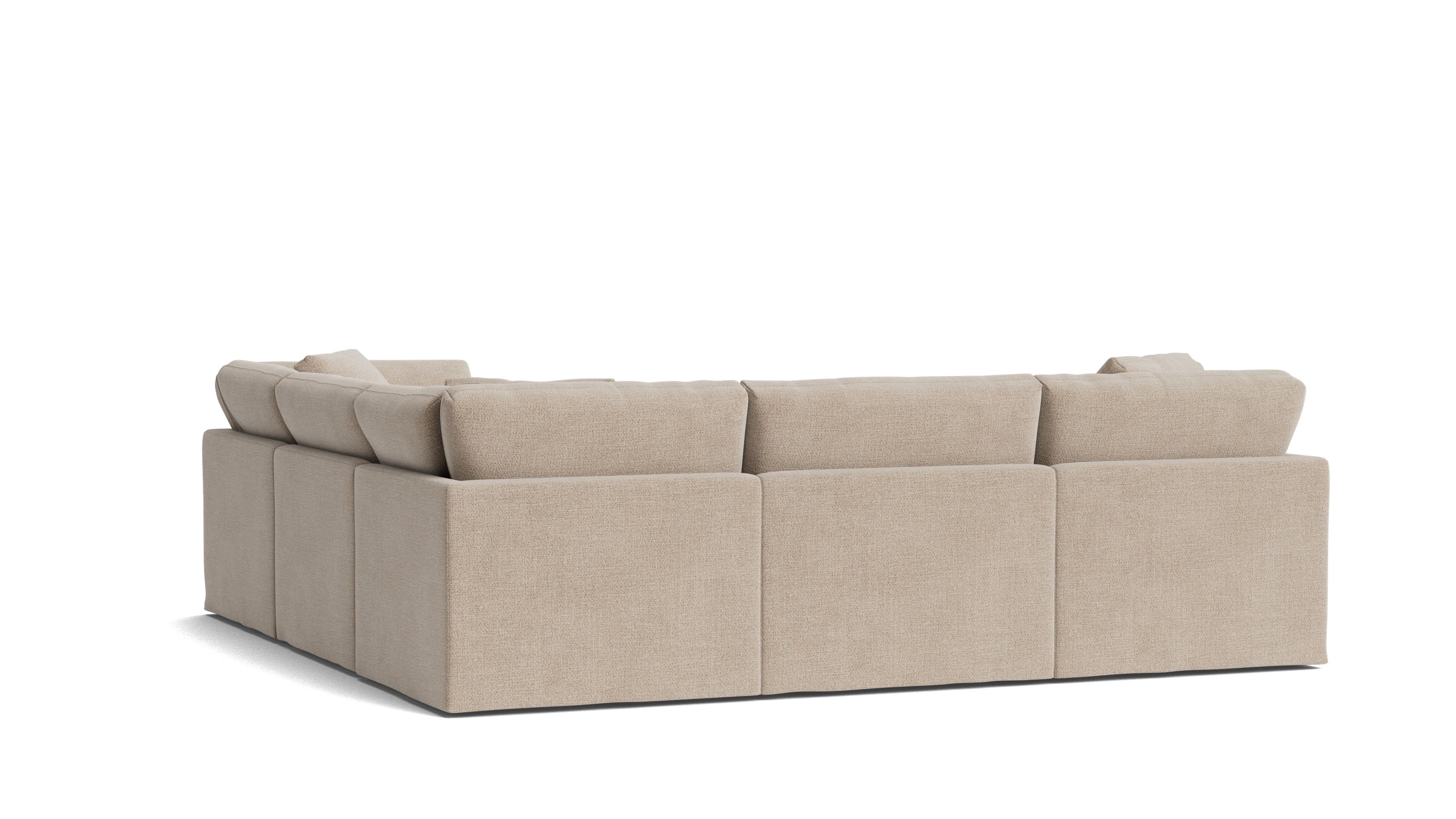 Get Together™ 5-Piece Modular Sectional Closed, Standard, Champagne