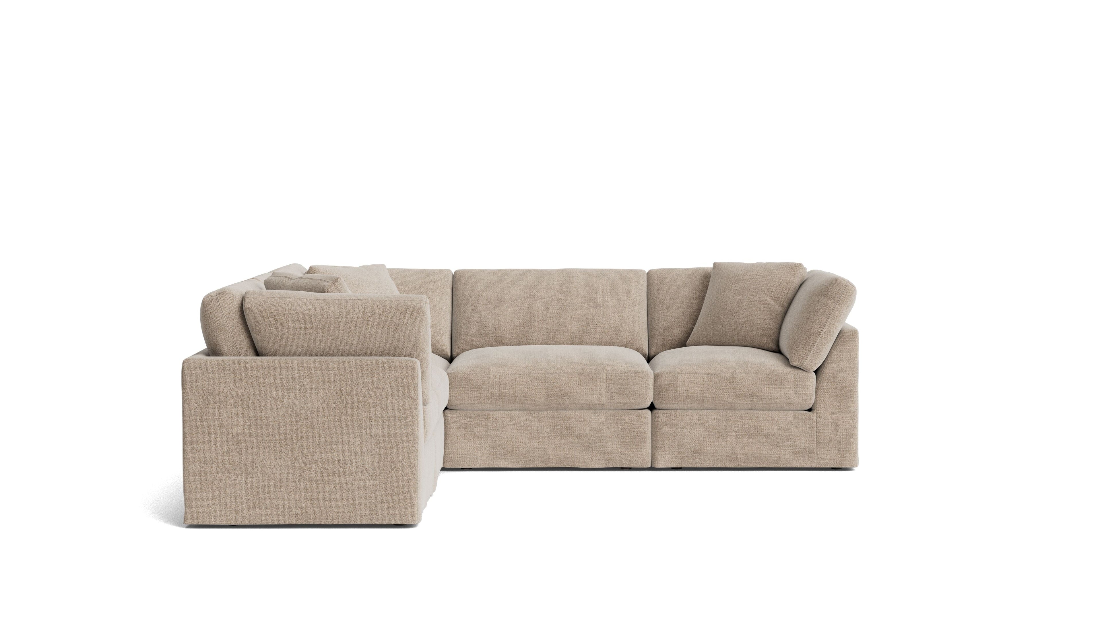 Get Together™ 5-Piece Modular Sectional Closed, Standard, Champagne