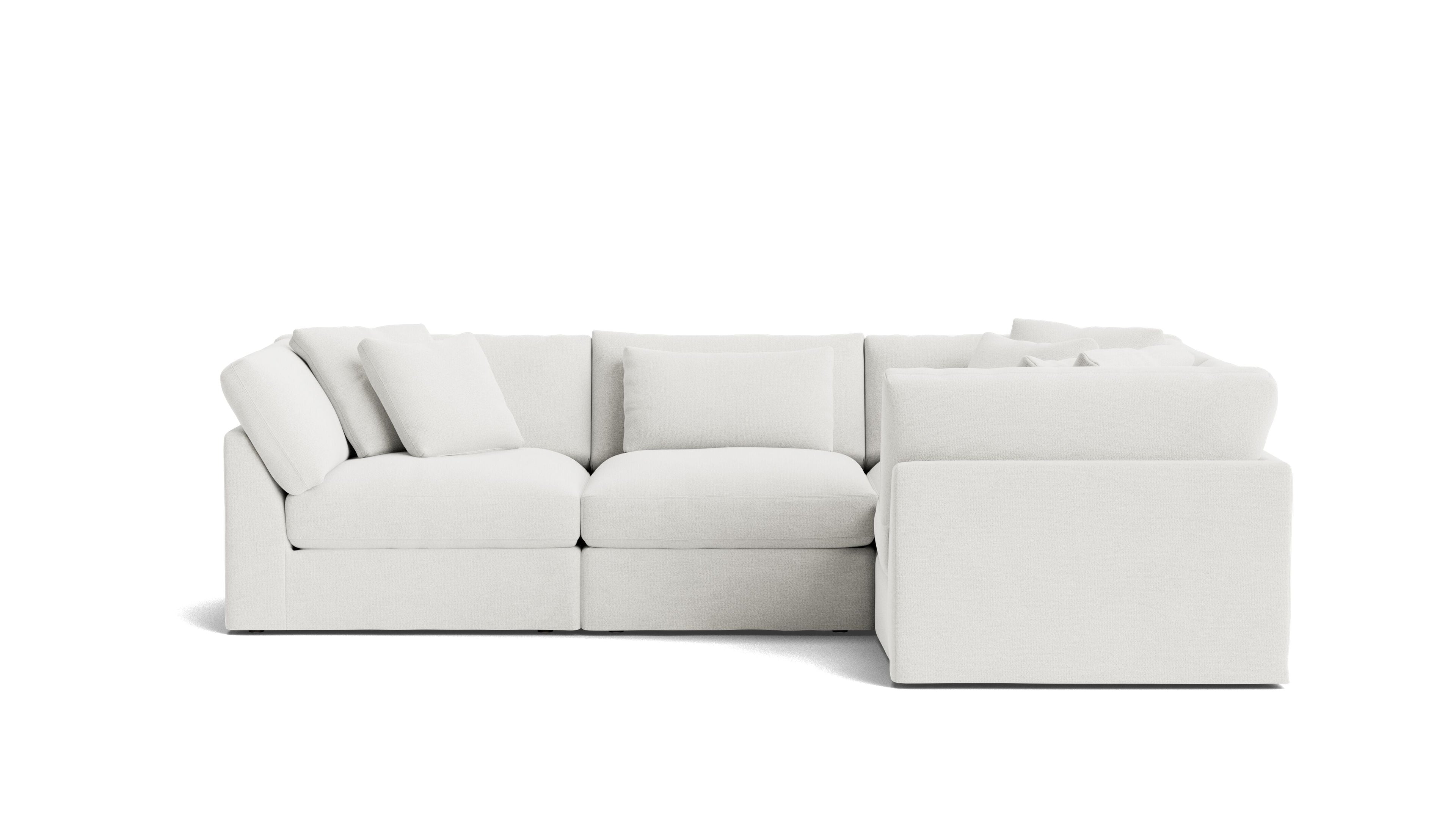 Get Together™ 4-Piece Modular Sectional Closed, Large, Sea Salt