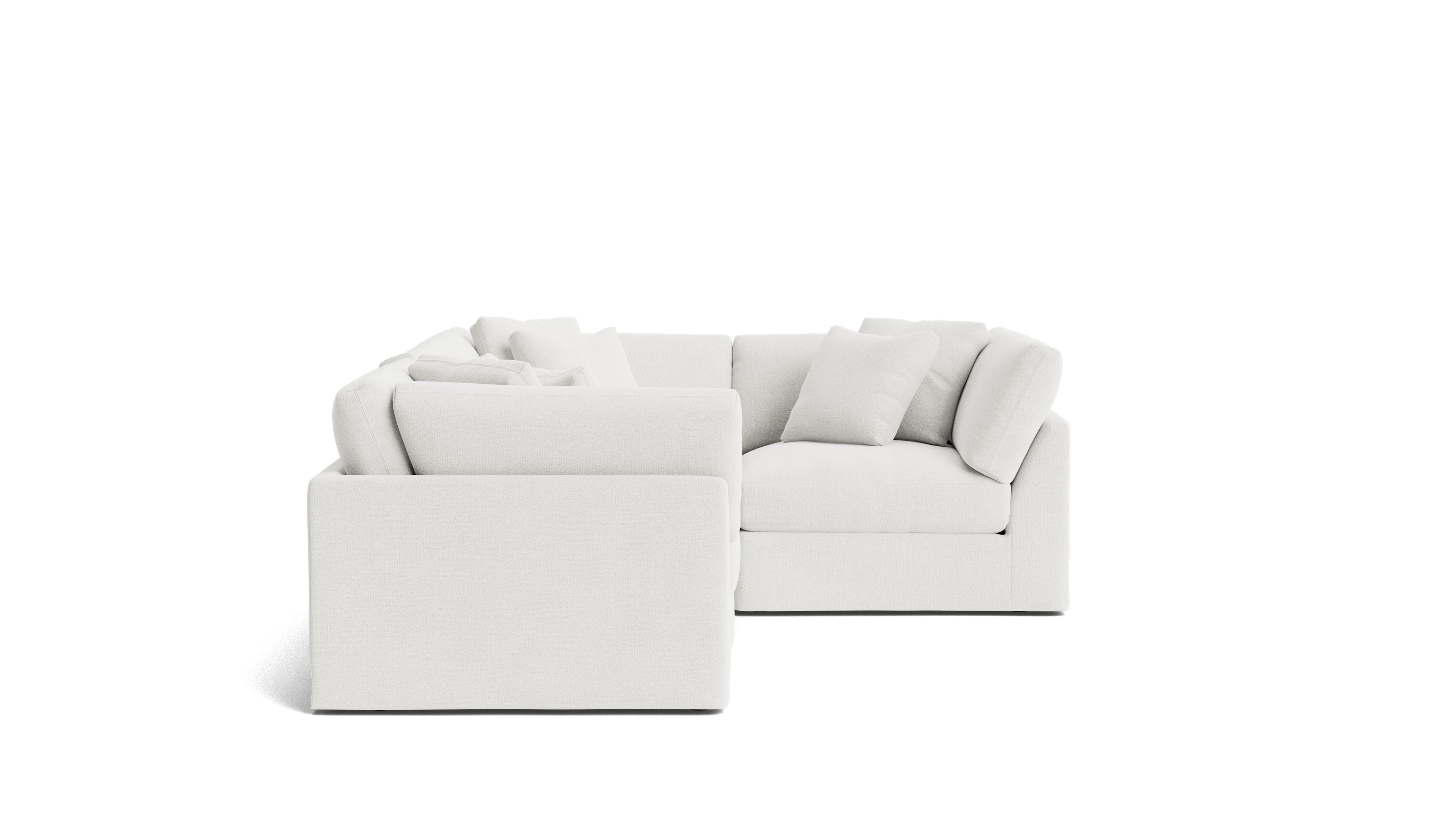 Get Together™ 4-Piece Modular Sectional Closed, Large, Sea Salt