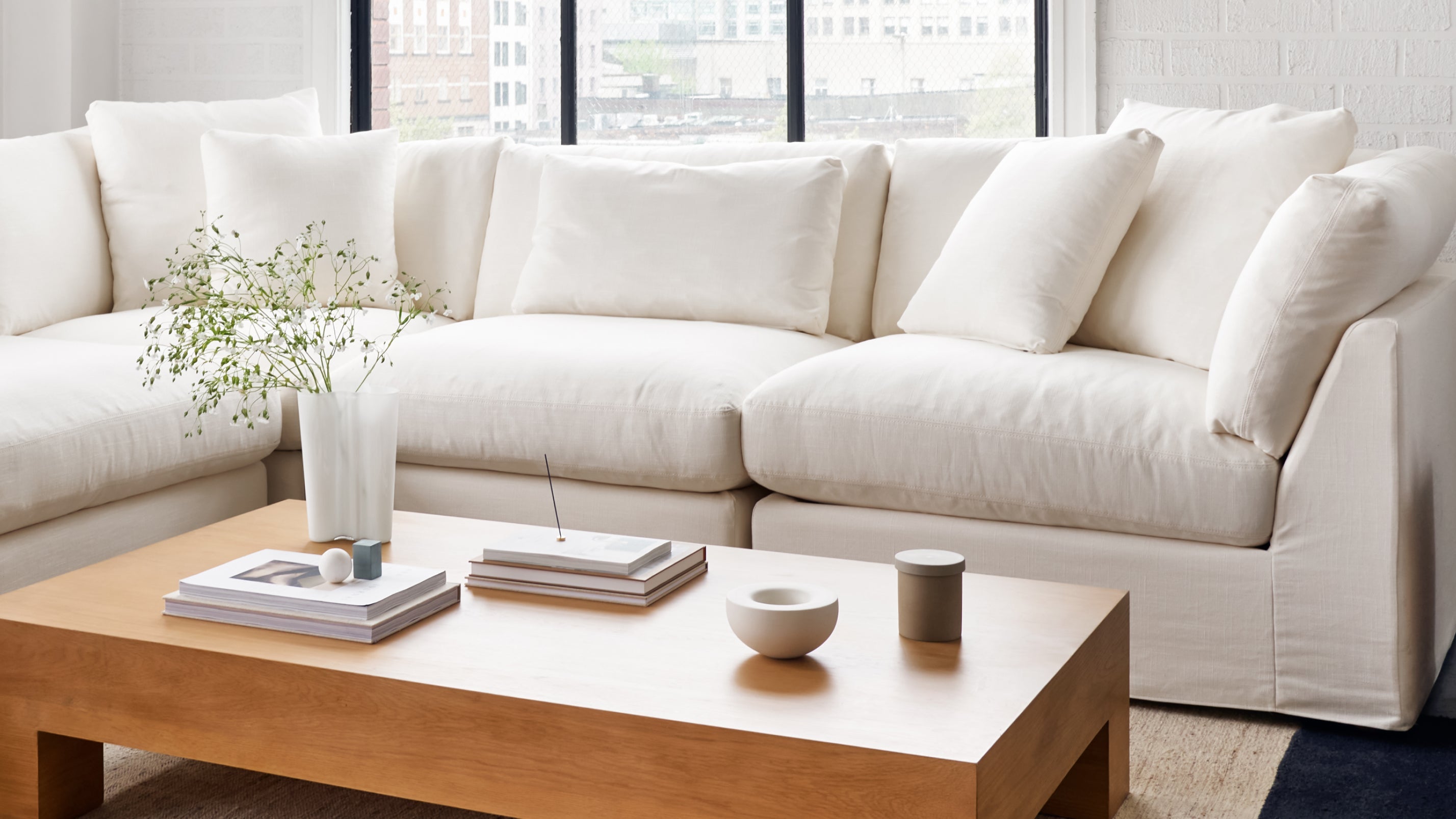 Get Together™ 4-Piece Modular Sectional Closed, Standard, Champagne