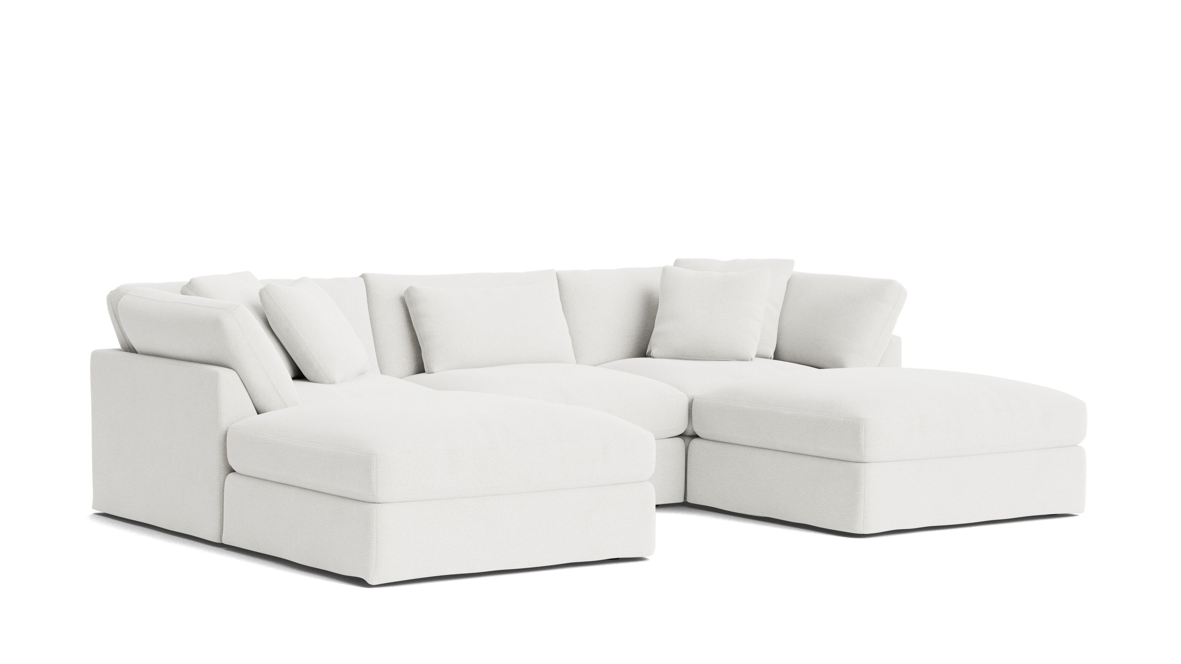 Get Together™ 5-Piece Modular U-Shaped Sectional, Large, Sea Salt