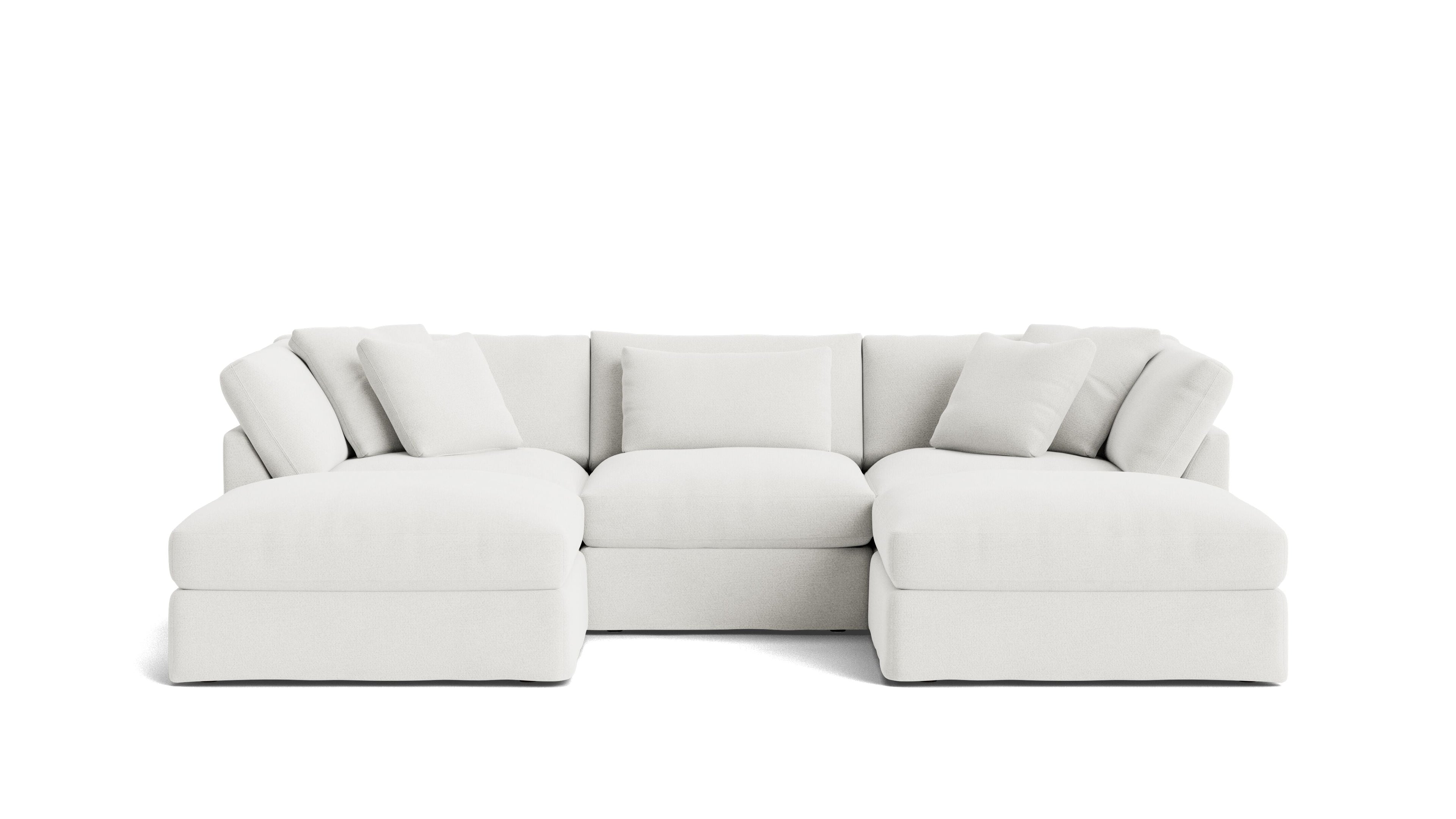 Get Together™ 5-Piece Modular U-Shaped Sectional, Large, Sea Salt