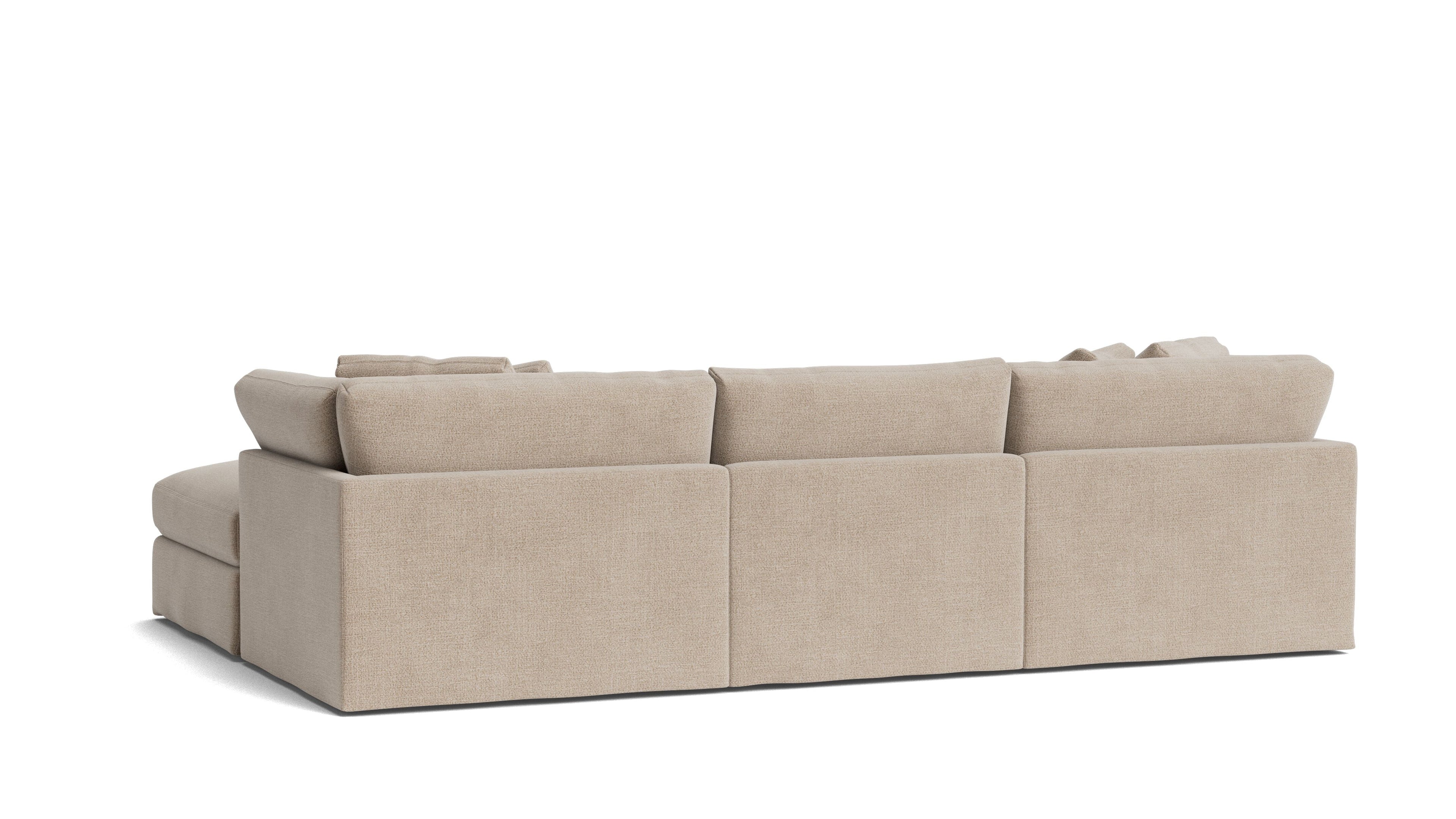 Get Together™ 5-Piece Modular U-Shaped Sectional, Large, Champagne