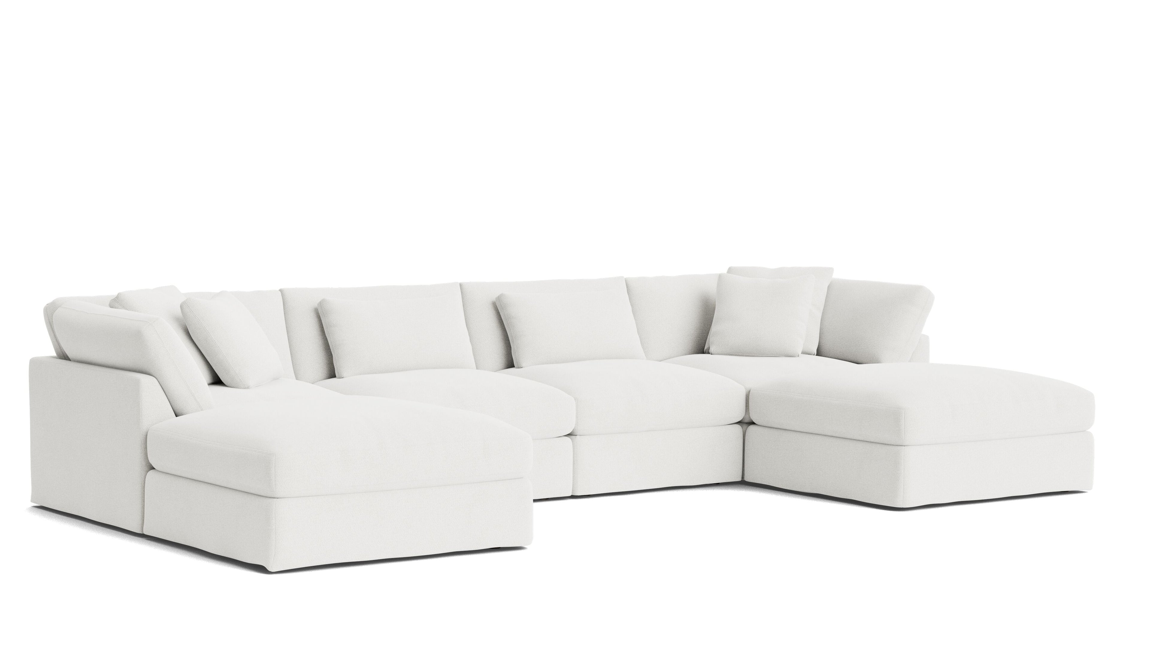 Get Together™ 6-Piece Modular U-Shaped Sectional, Large, Sea Salt