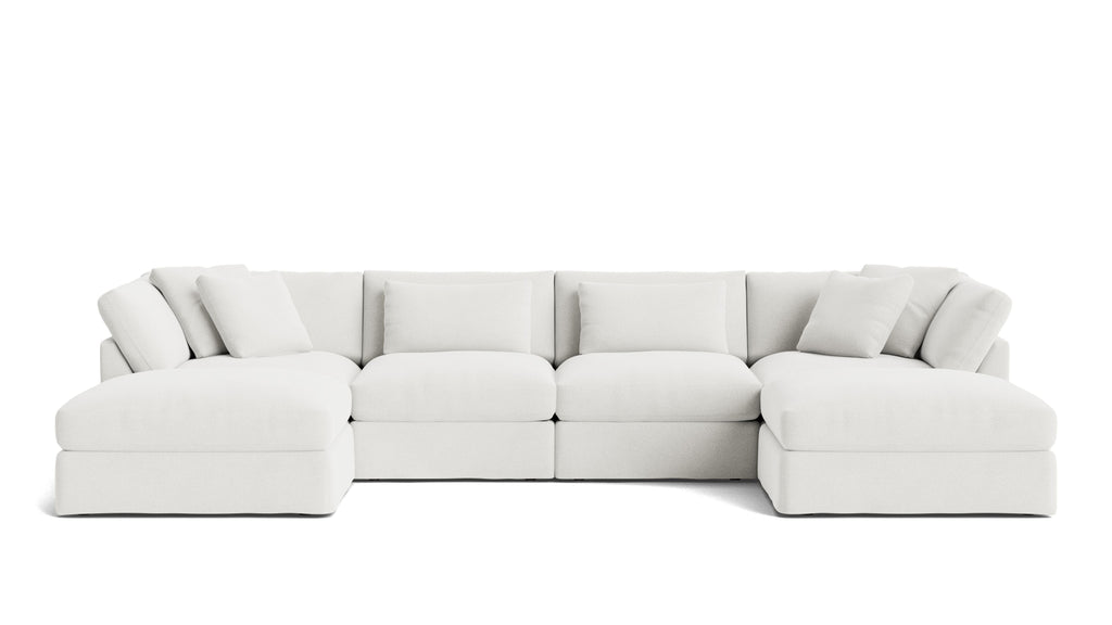 Get Together™ 6-Piece Modular U-Shaped Sectional, Large, Sea Salt