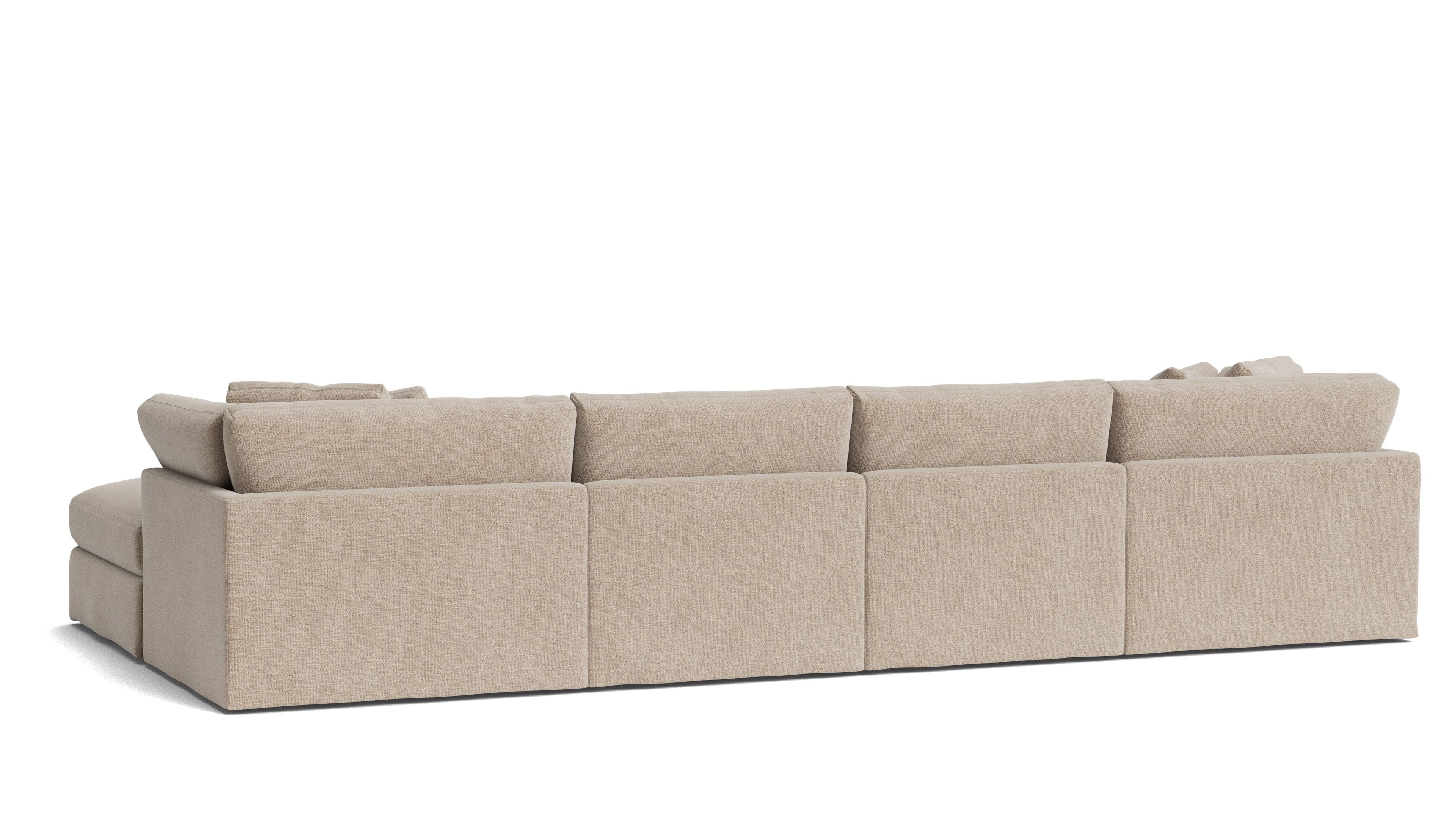Get Together™ 6-Piece Modular U-Shaped Sectional, Large, Champagne