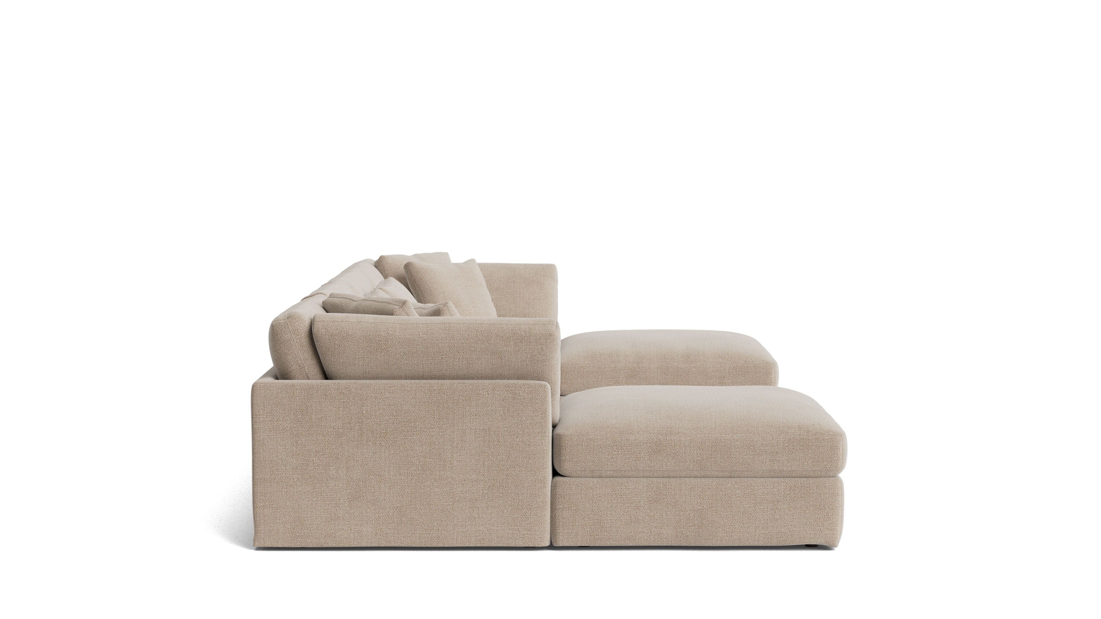 Get Together™ 6-Piece Modular U-Shaped Sectional, Large, Champagne