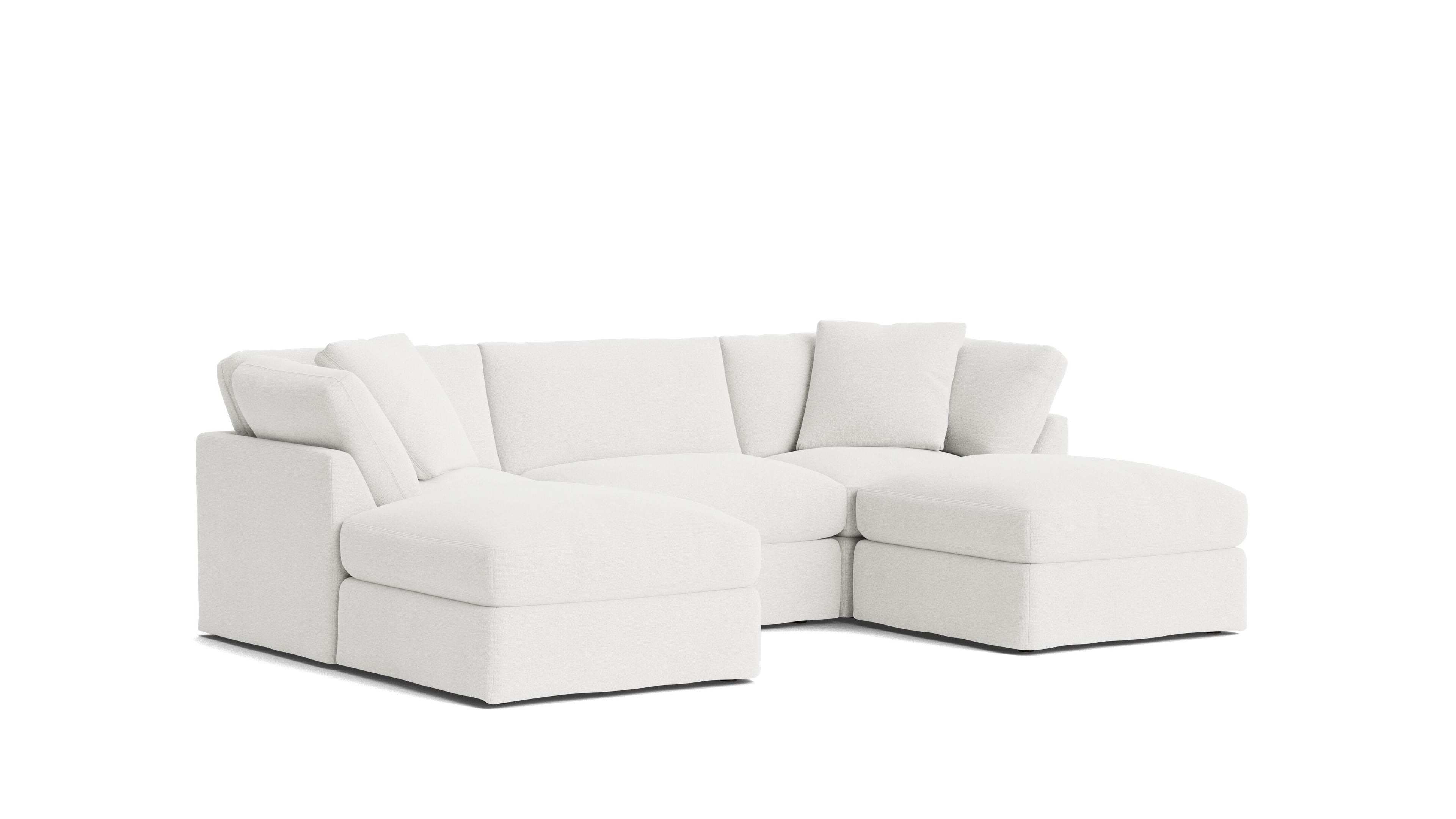 Get Together™ 5-Piece Modular U-Shaped Sectional, Standard, Sea Salt