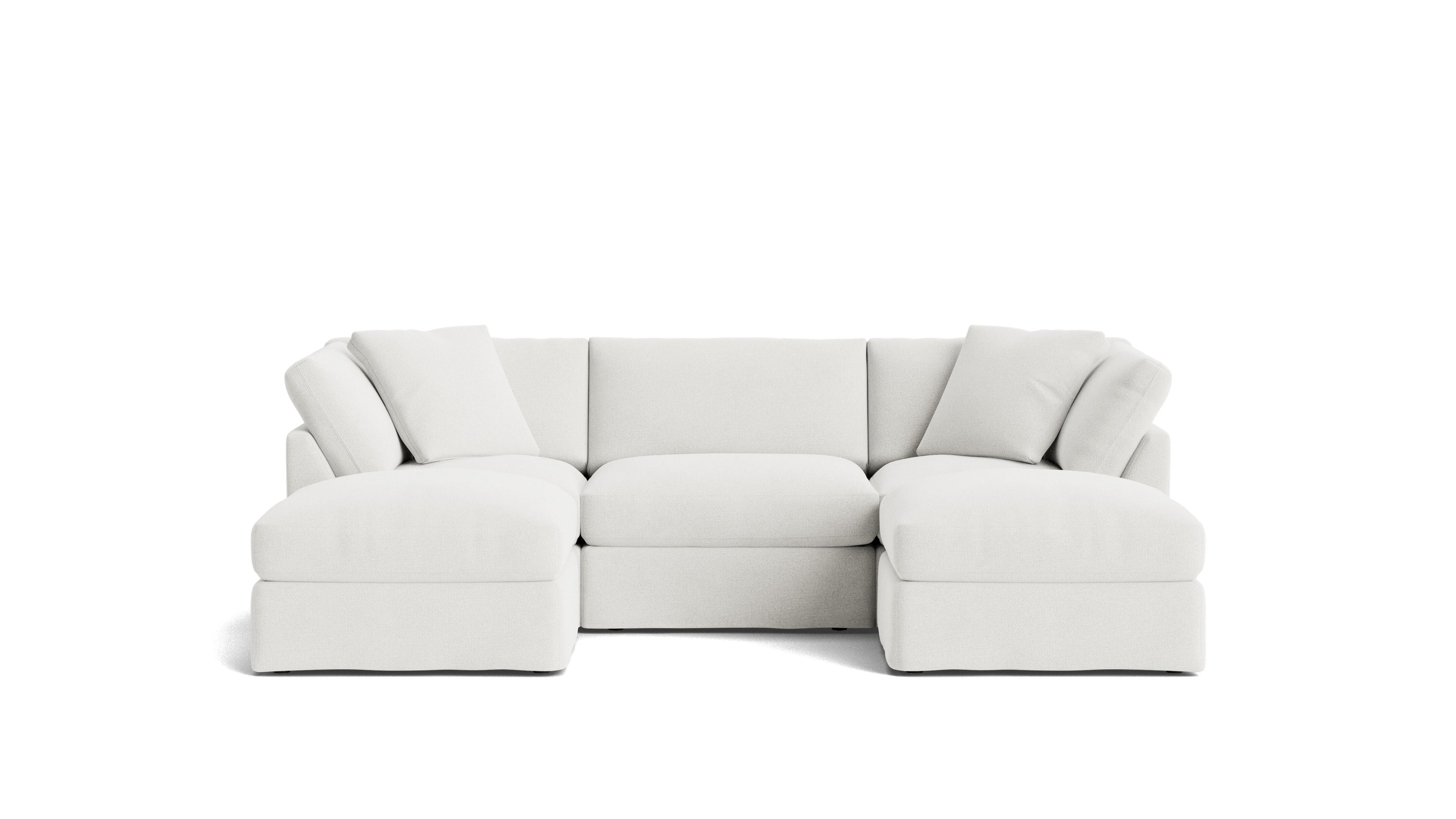 Get Together™ 5-Piece Modular U-Shaped Sectional, Standard, Sea Salt