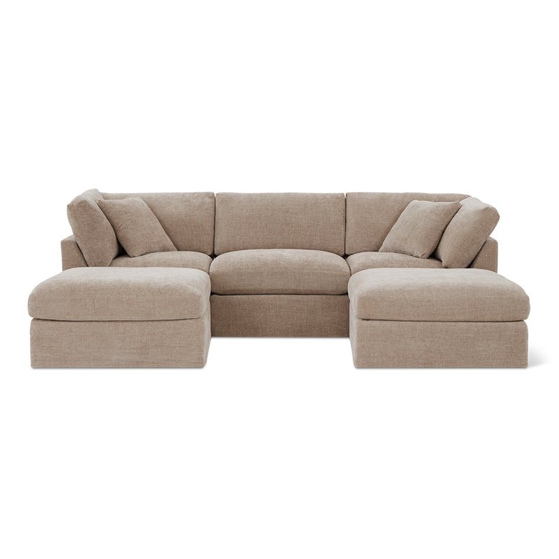 Get Together™ 5-Piece Modular U-Shaped Sectional, Standard, Champagne