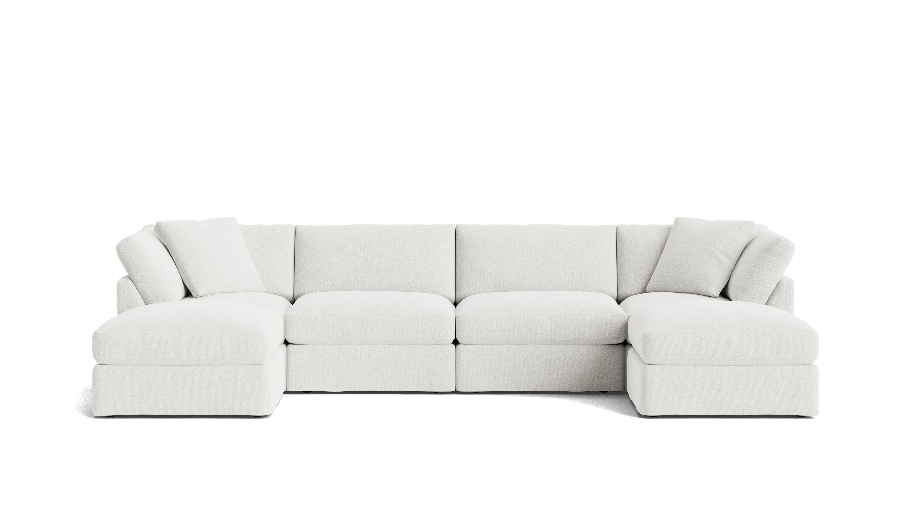 Get Together™ 6-Piece Modular U-Shaped Sectional, Standard, Sea Salt