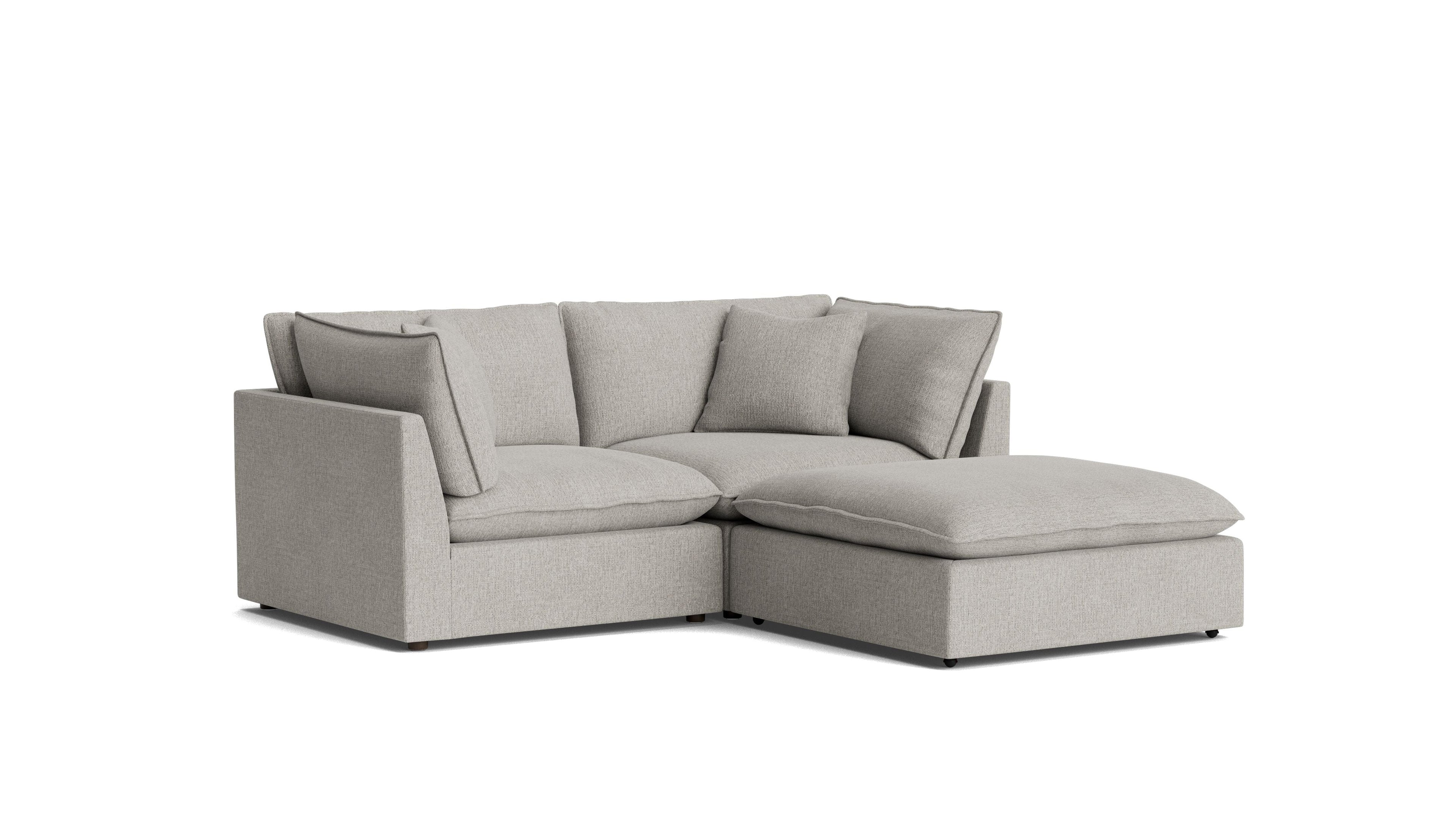 Chill Time 3-Piece Modular Sectional, Heather