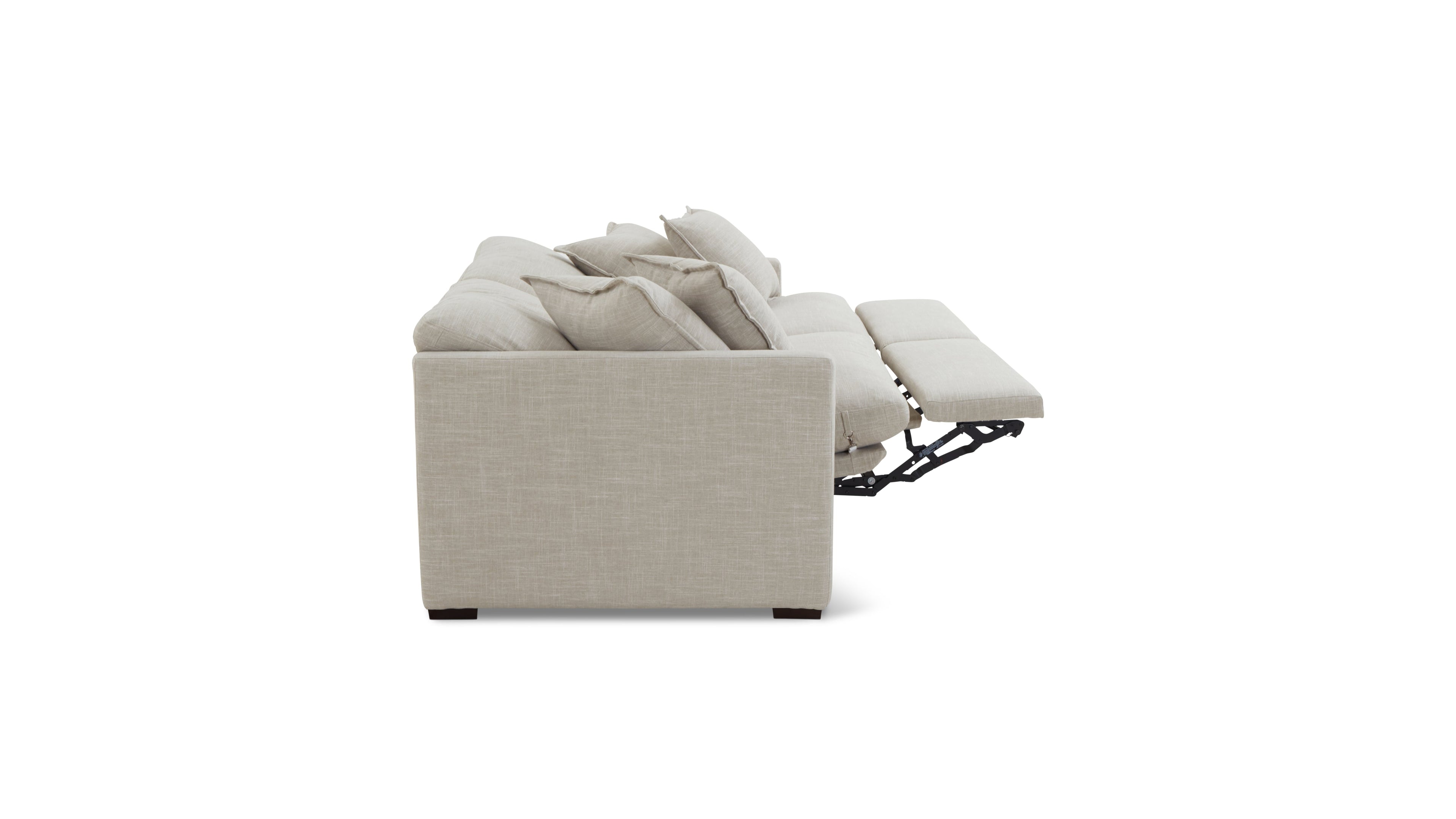 Lift Off Power Recliner 2-Piece Modular Sofa, Light Pebble