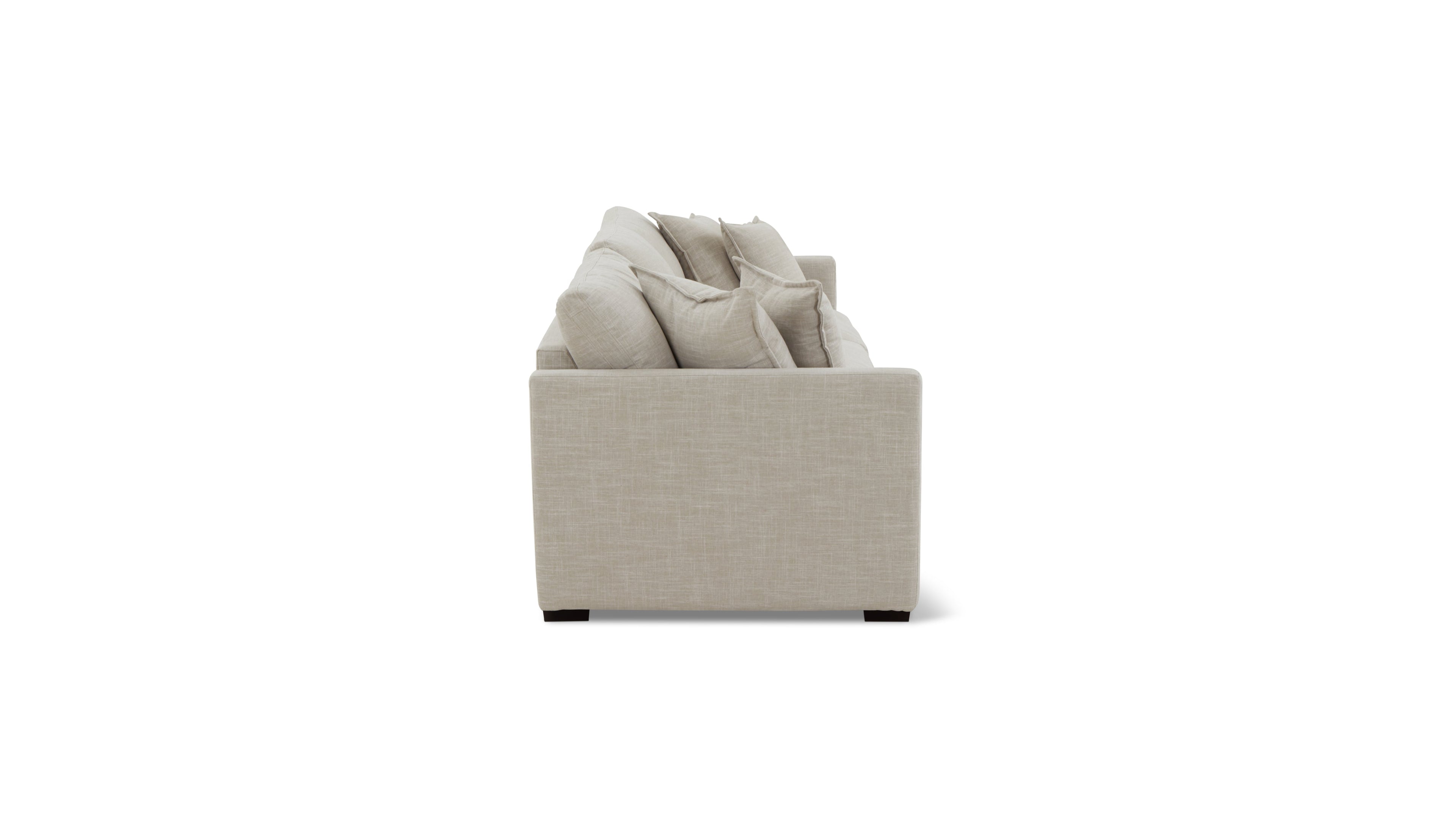 Lift Off Power Recliner 3-Piece Modular Sofa, Light Pebble