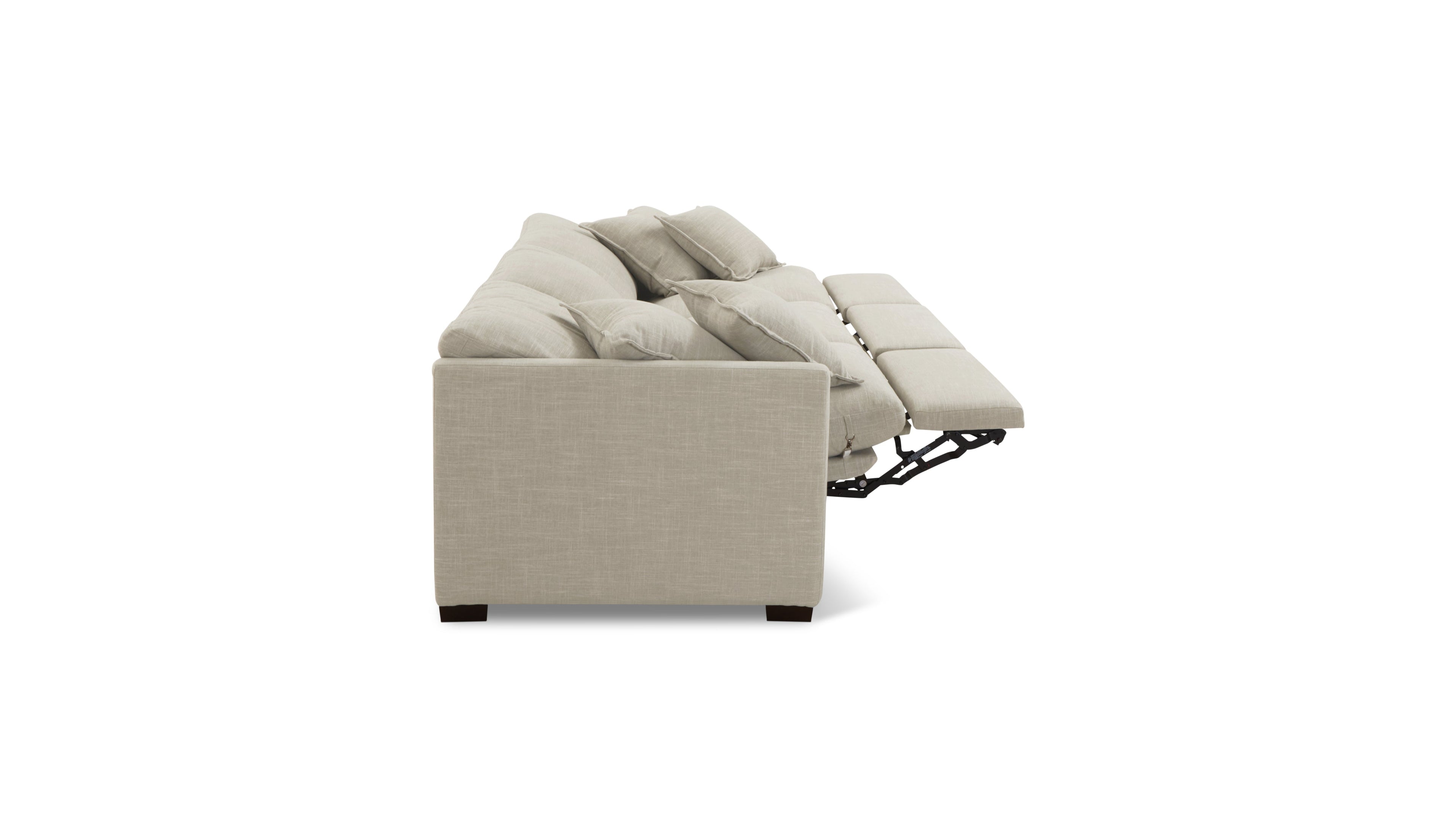 Lift Off Power Recliner 3-Piece Modular Sofa, Light Pebble