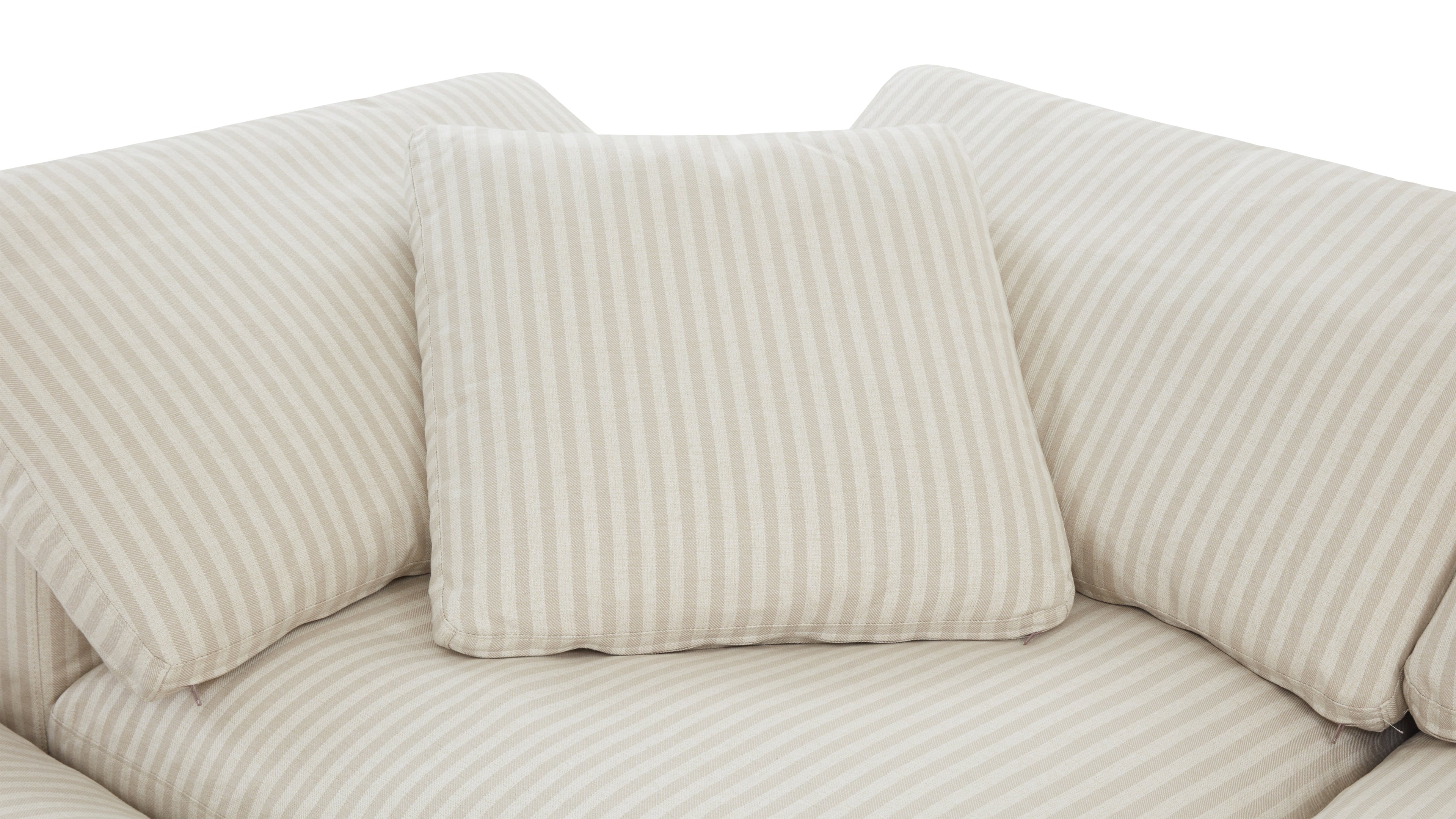 Movie Night™ 5-Piece Modular Sectional, Large, Newport Stripe