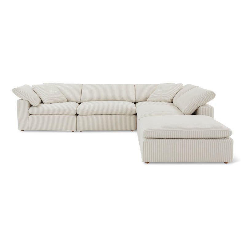 Movie Night™ 5-Piece Modular Sectional, Large, Newport Stripe