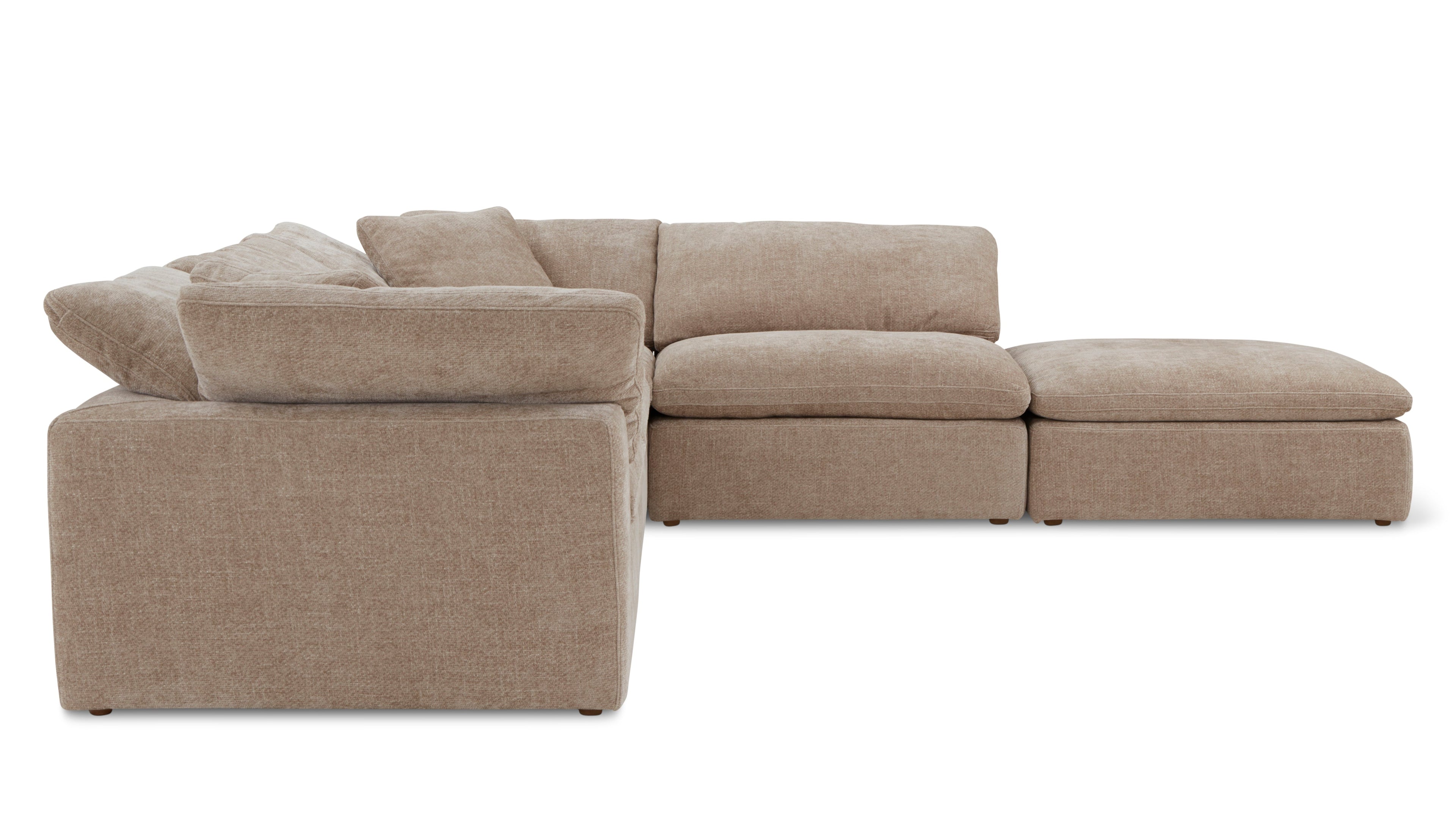 Movie Night™ 5-Piece Modular Sectional, Large, Champagne