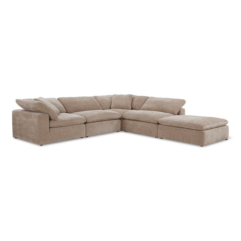 Movie Night™ 5-Piece Modular Sectional, Large, Champagne